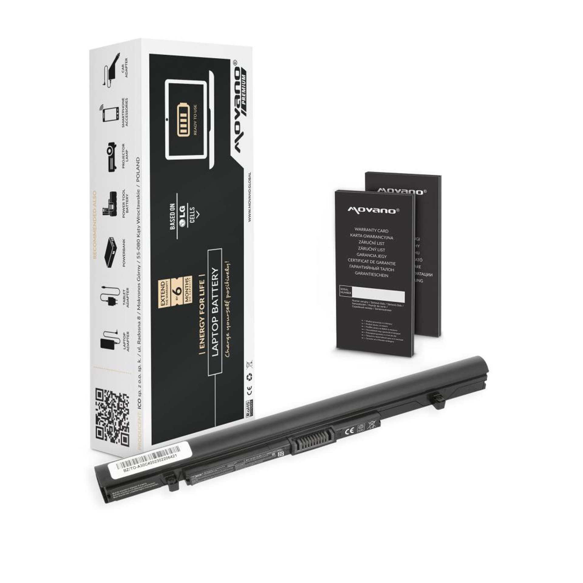 

Bateria Movano Premium do Toshiba A30-C, A40-C