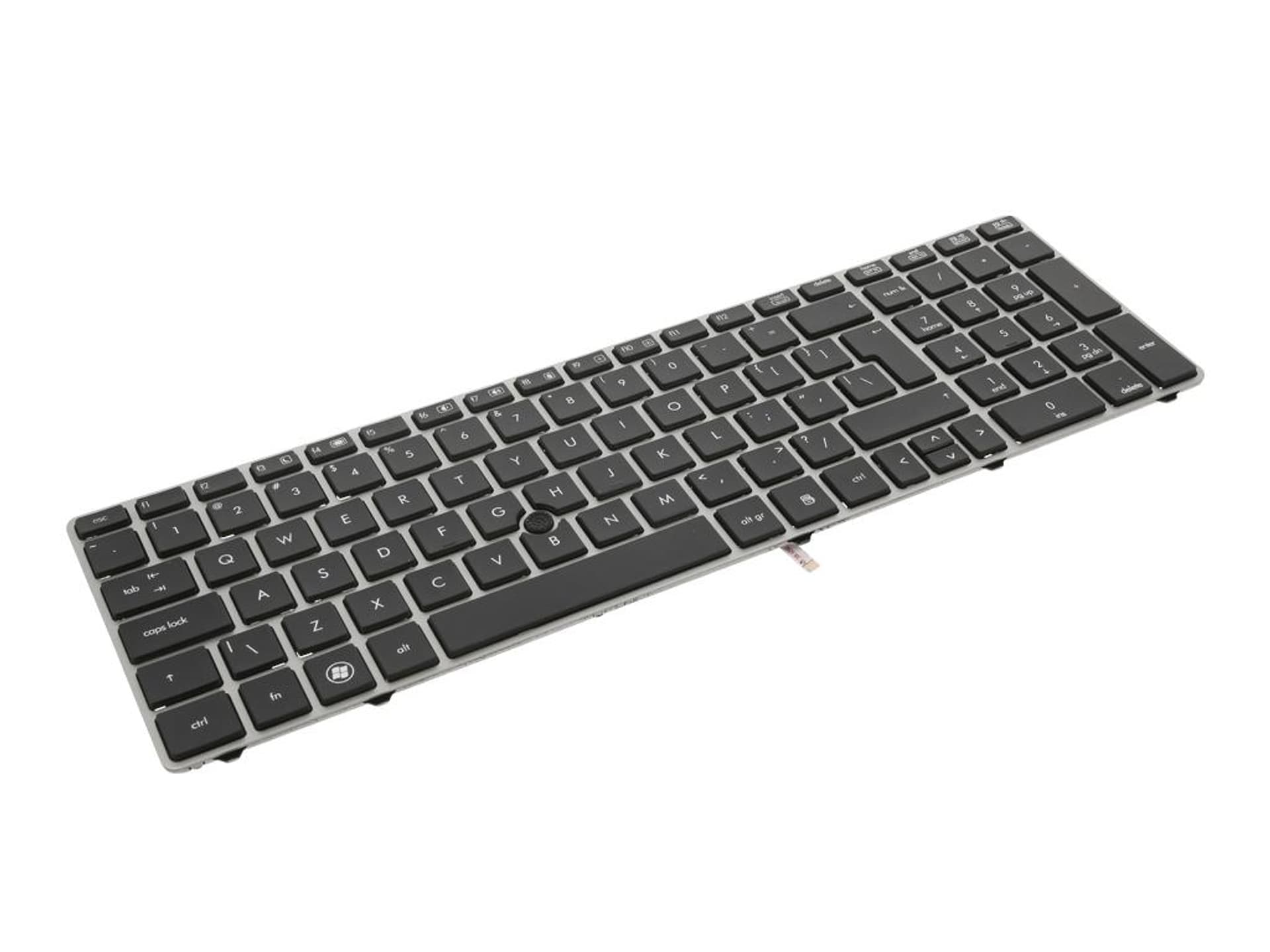 

Klawiatura laptopa do HP EliteBook 8560P 8570P srebrna (trackpoint)