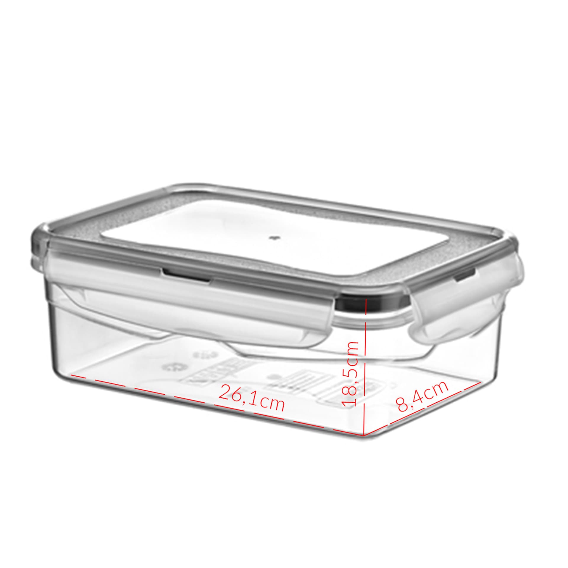 

Pojemnik plastikowy 13L PROSTOKĄT MULTI BOX z pokrywką