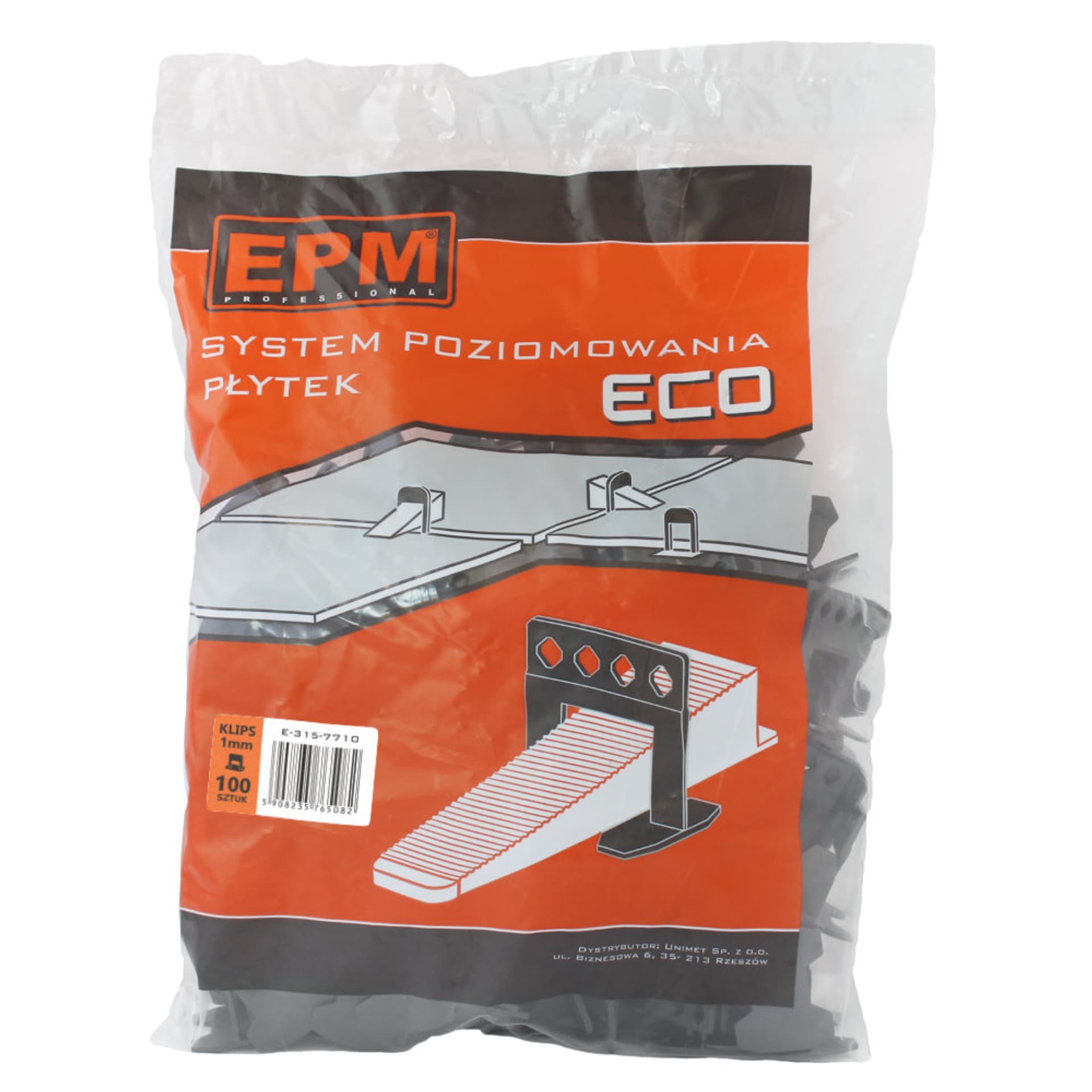 

SYSTEM UKŁADANIA PŁYTEK ECO 100 KLIPSÓW 1MM