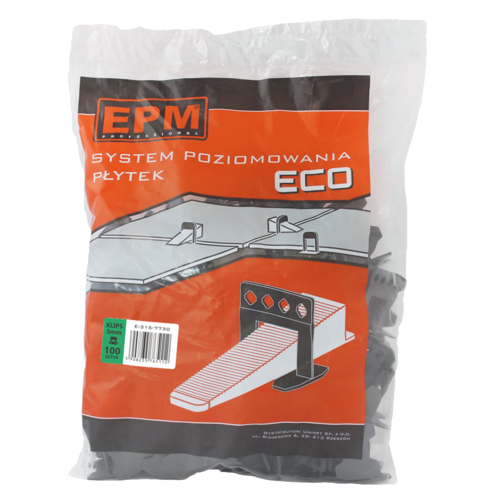 

SYSTEM UKŁADANIA PŁYTEK ECO 100 KLIPSÓW 3MM