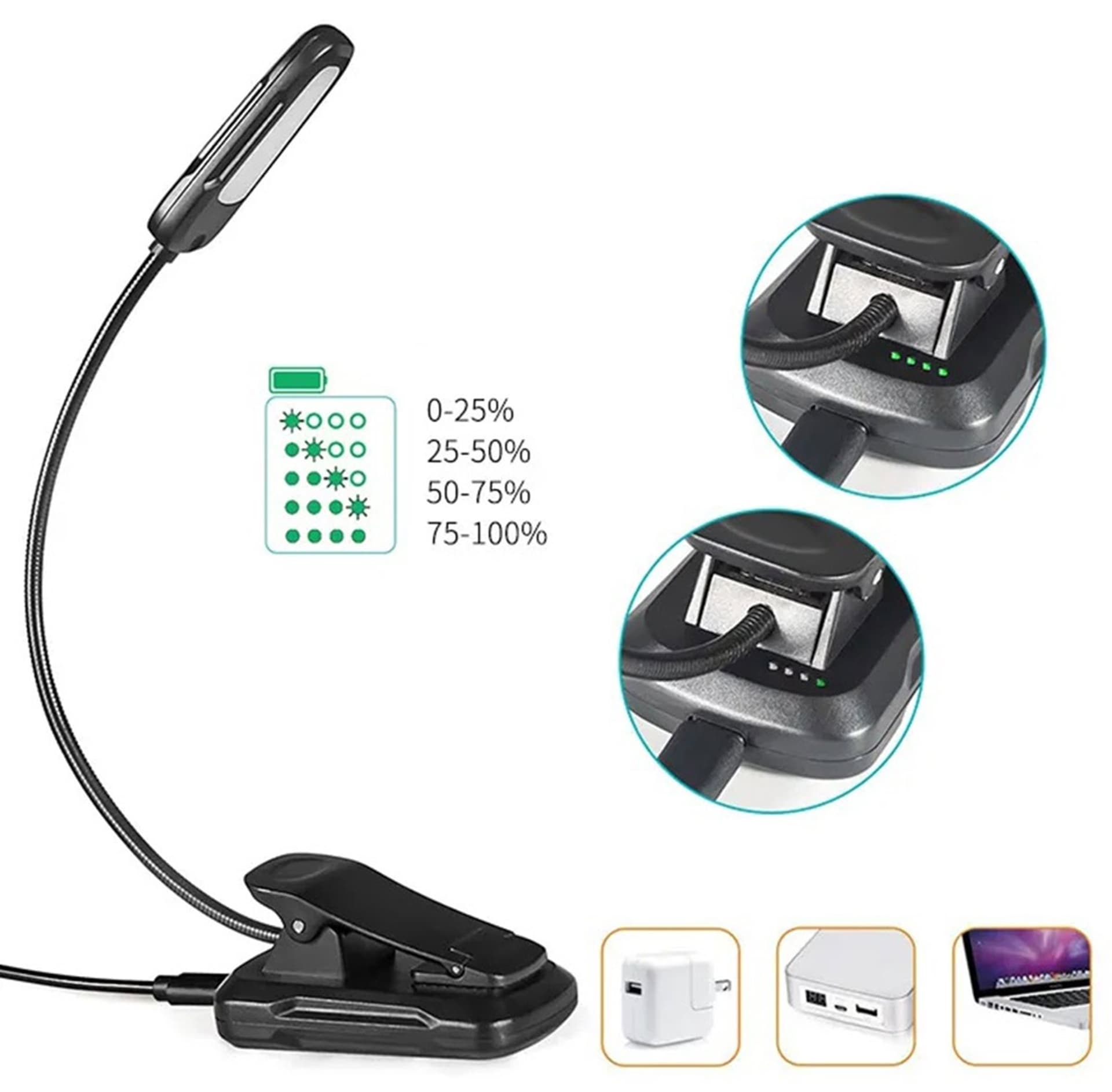 

ZD108 Lampka led z klipsem