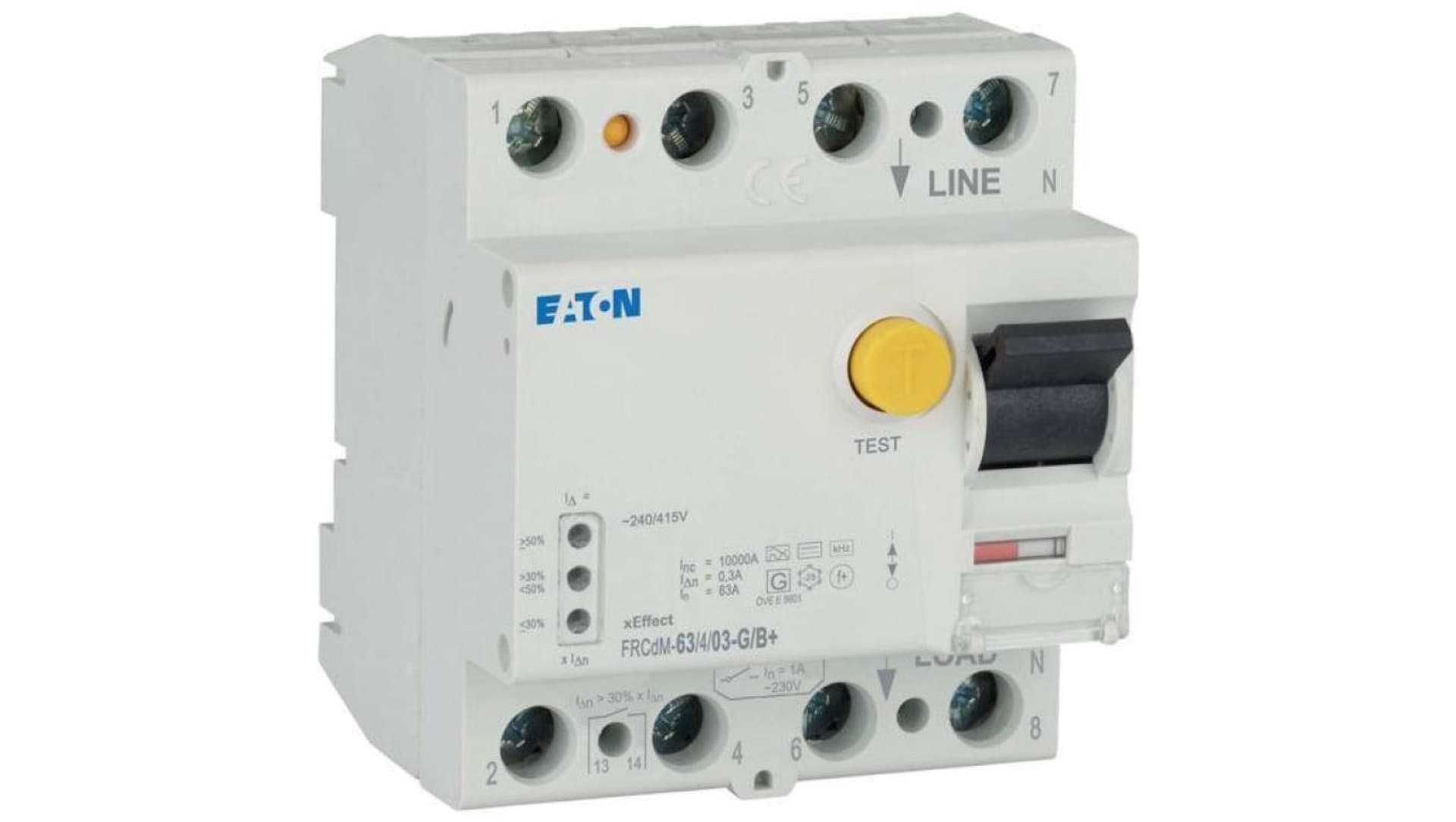 

Wyłącznik różnicowoprądowy 4P 63A 0,3A typ G/B+ FRCdM-63/4/03-G/B+ 167886