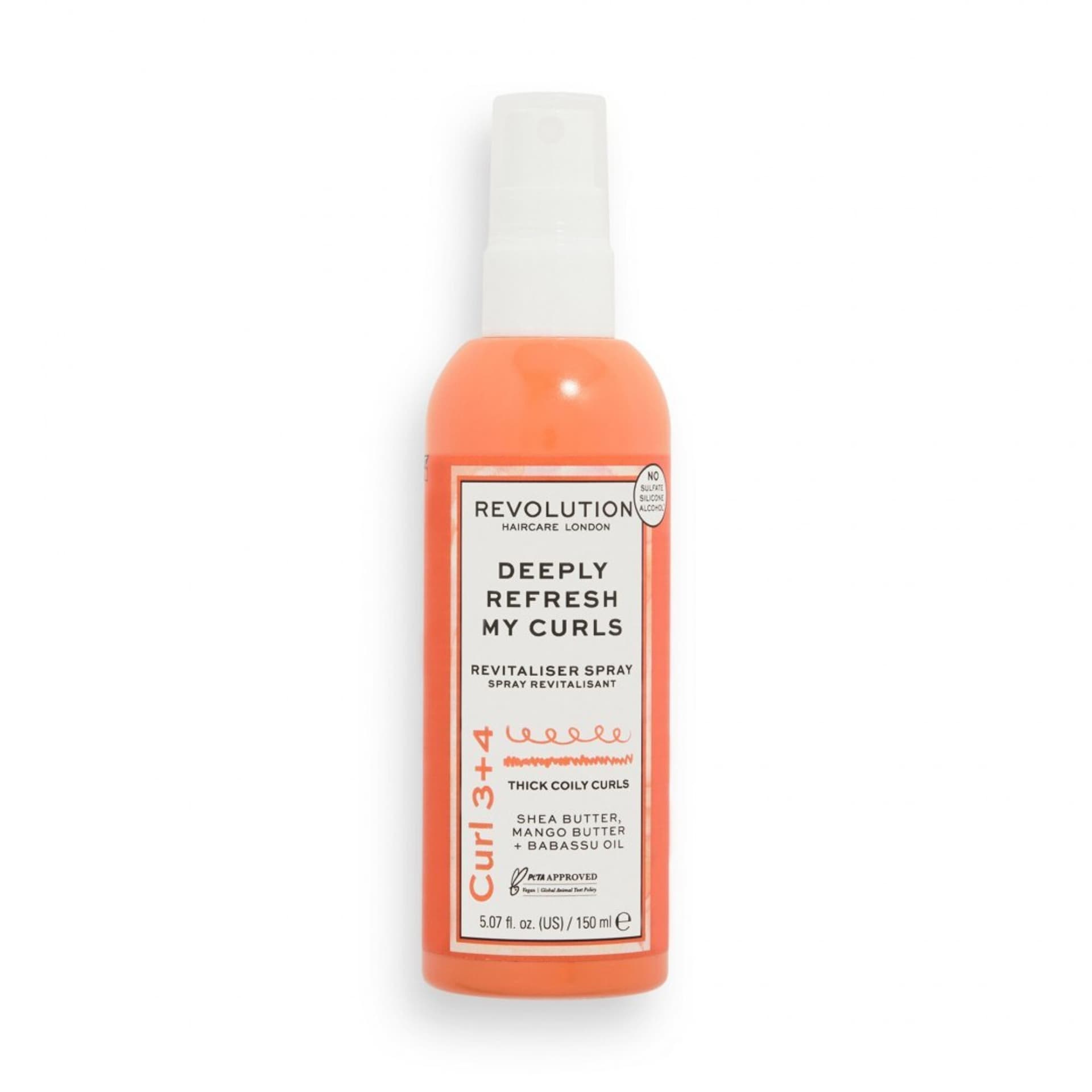 

Revolution Haircare Deeply Refresh My Curls Spray rewitalizujący do włosów kręconych 150ml