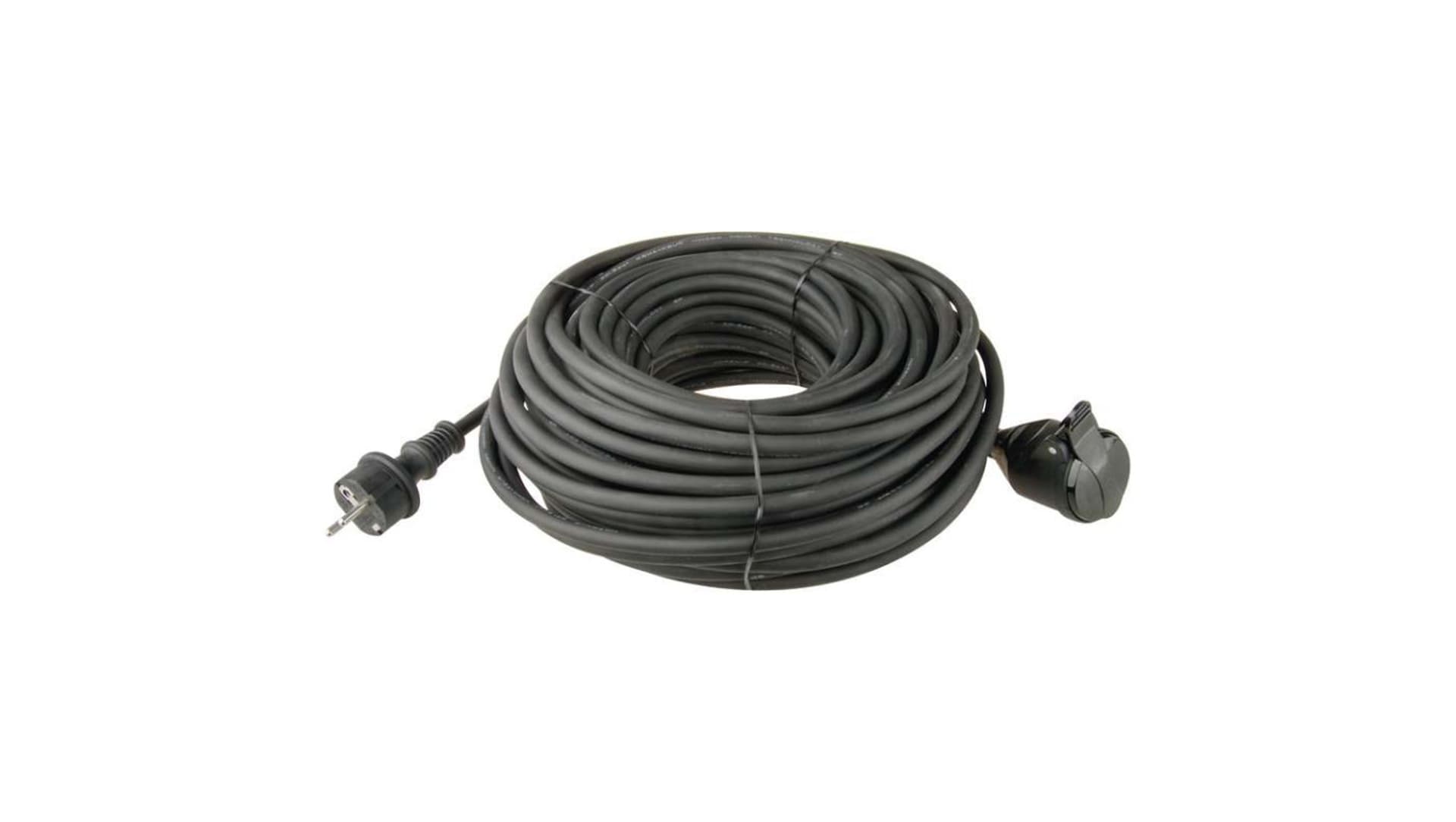 

Przedłużacz 1-gniazdo z/u 20m /H07RN-F 3x1,5/ czarny P01720