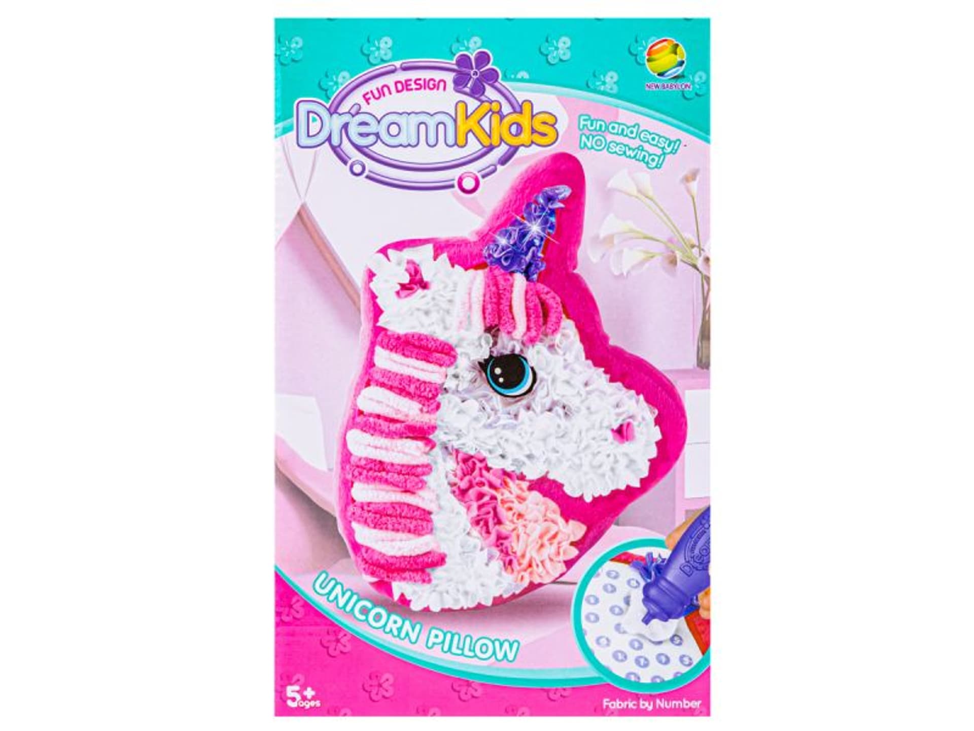 

Kreatywny Zestaw Wyszywanka, Maskotka, Pluszak Do Szycia, Poduszka Do Ozdobienia DIY JEDNOROŻEC