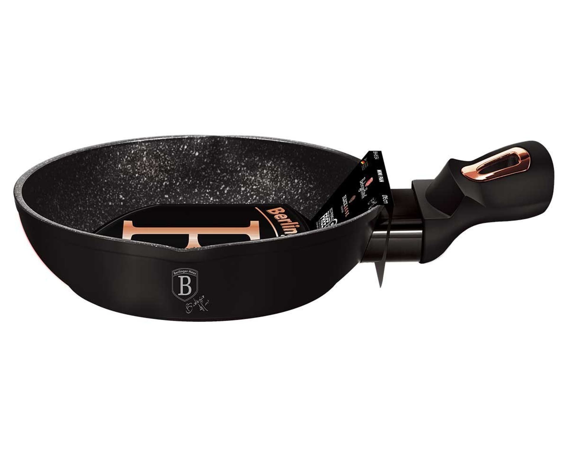 

MINI PATELNIA GRANITOWA 16cm BERLINGER HAUS BLACK ROSE BH-6134
