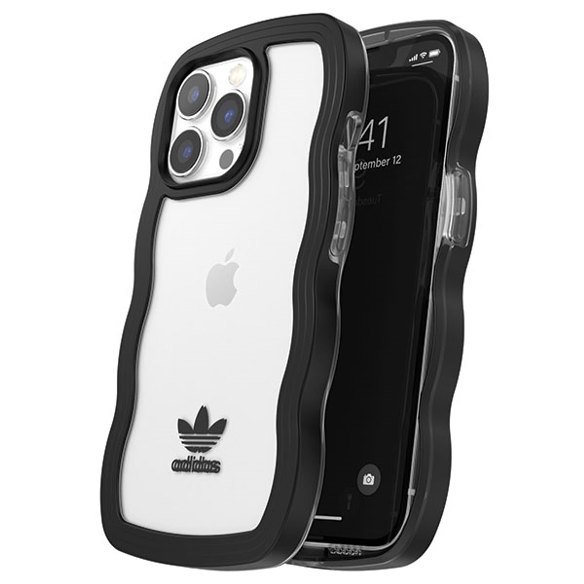 

Adidas OR Wavy Case iPhone 13 Pro /13 6,1" czarny-przezroczysty/black-transparent 51900
