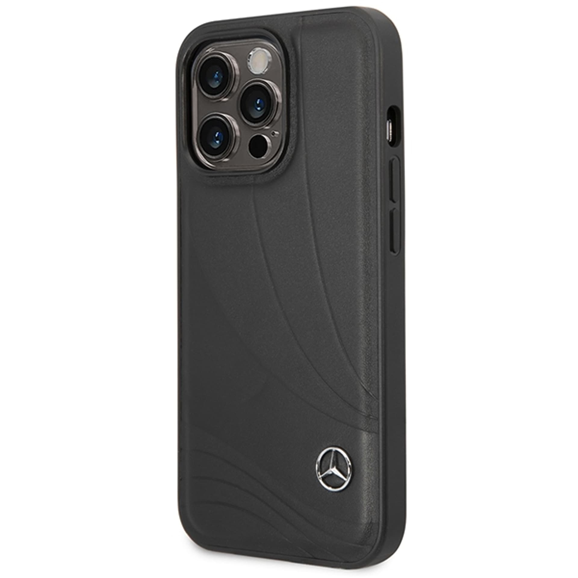 

Mercedes MEHCP14L8ROLK iPhone 14 Pro 6,1" czarny/black hardcase Leather Wave Patern