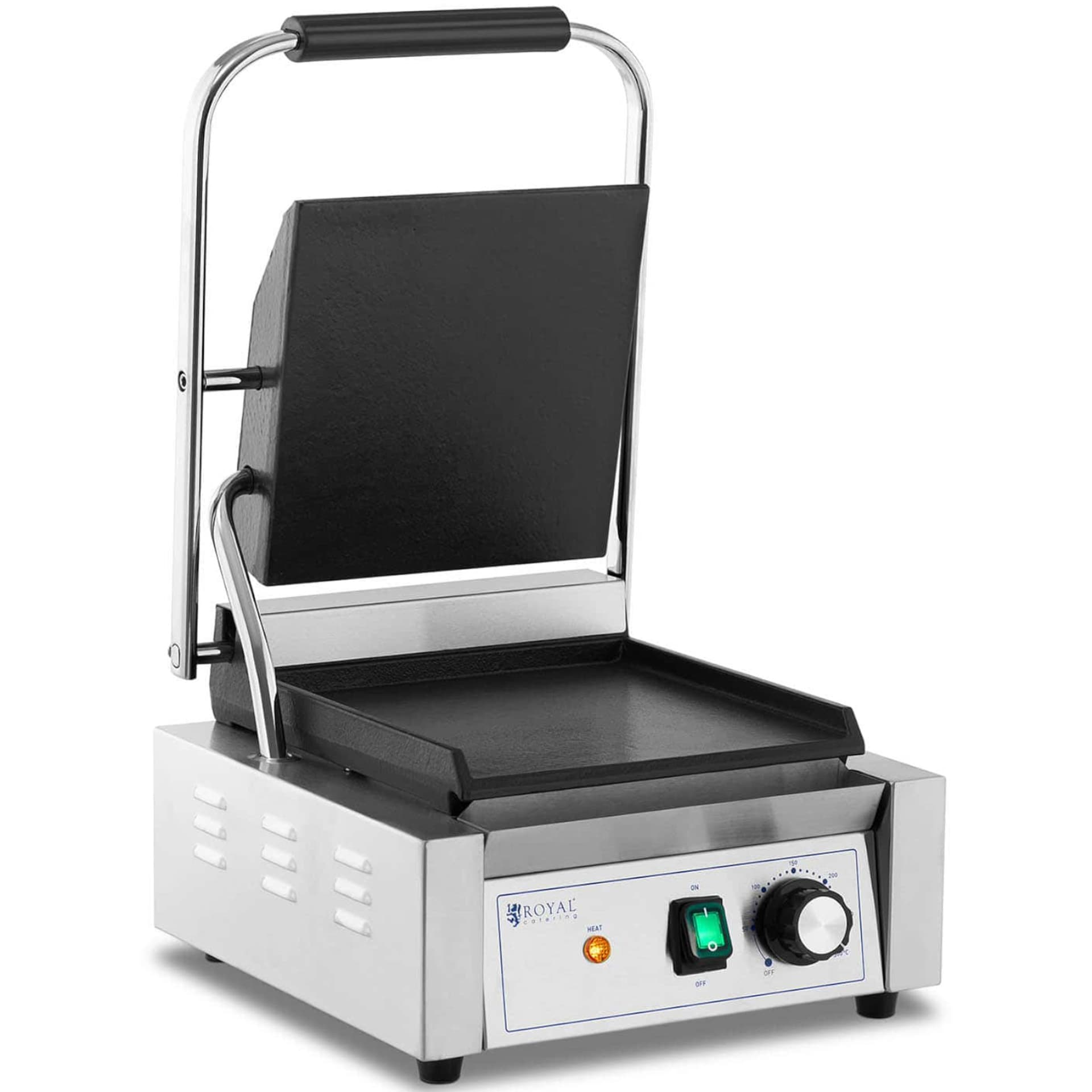 

Grill kontaktowy elektryczny gładki 23 x 22 cm 1800 W