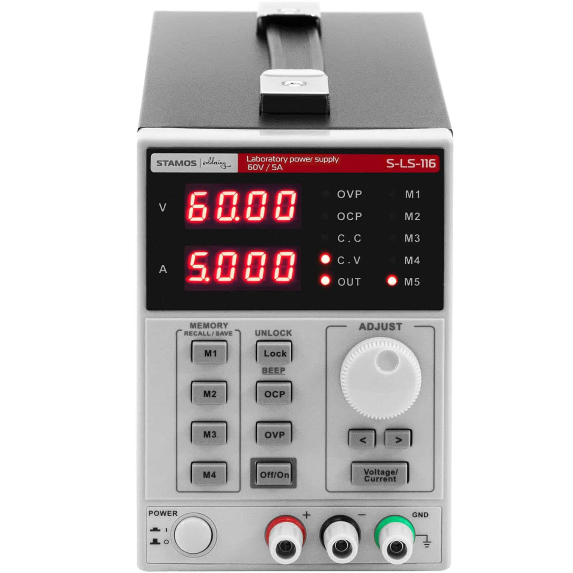 

Zasilacz laboratoryjny serwisowy 0-60 V 0-5 A DC 550 W LED USB RS233