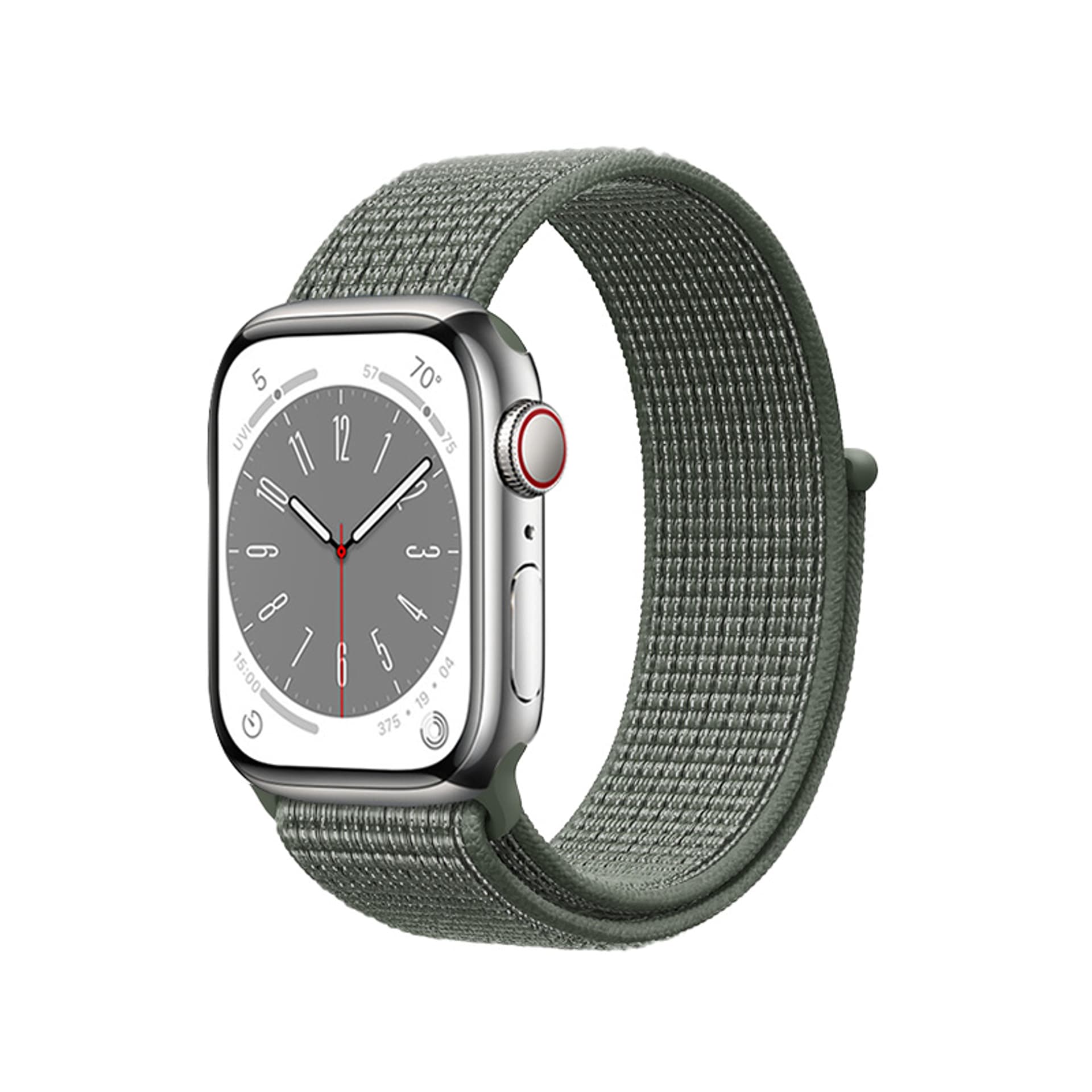 

Crong Nylon - Pasek sportowy do Apple Watch 42/44/45/49 mm (Military Green)