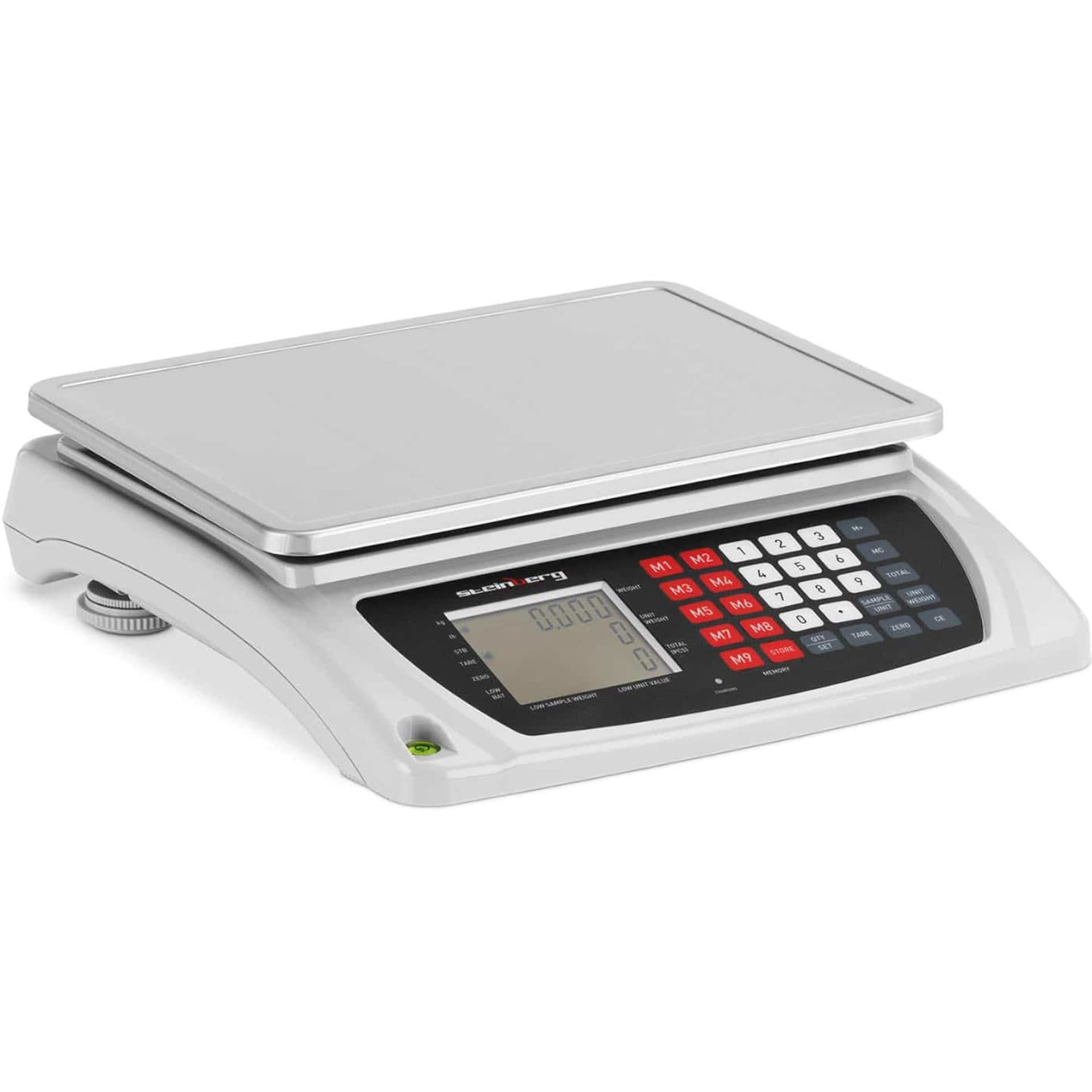 

Waga sklepowa handlowa licząca LCD 33.5 x 23 cm 7.5 kg / 0.6 g