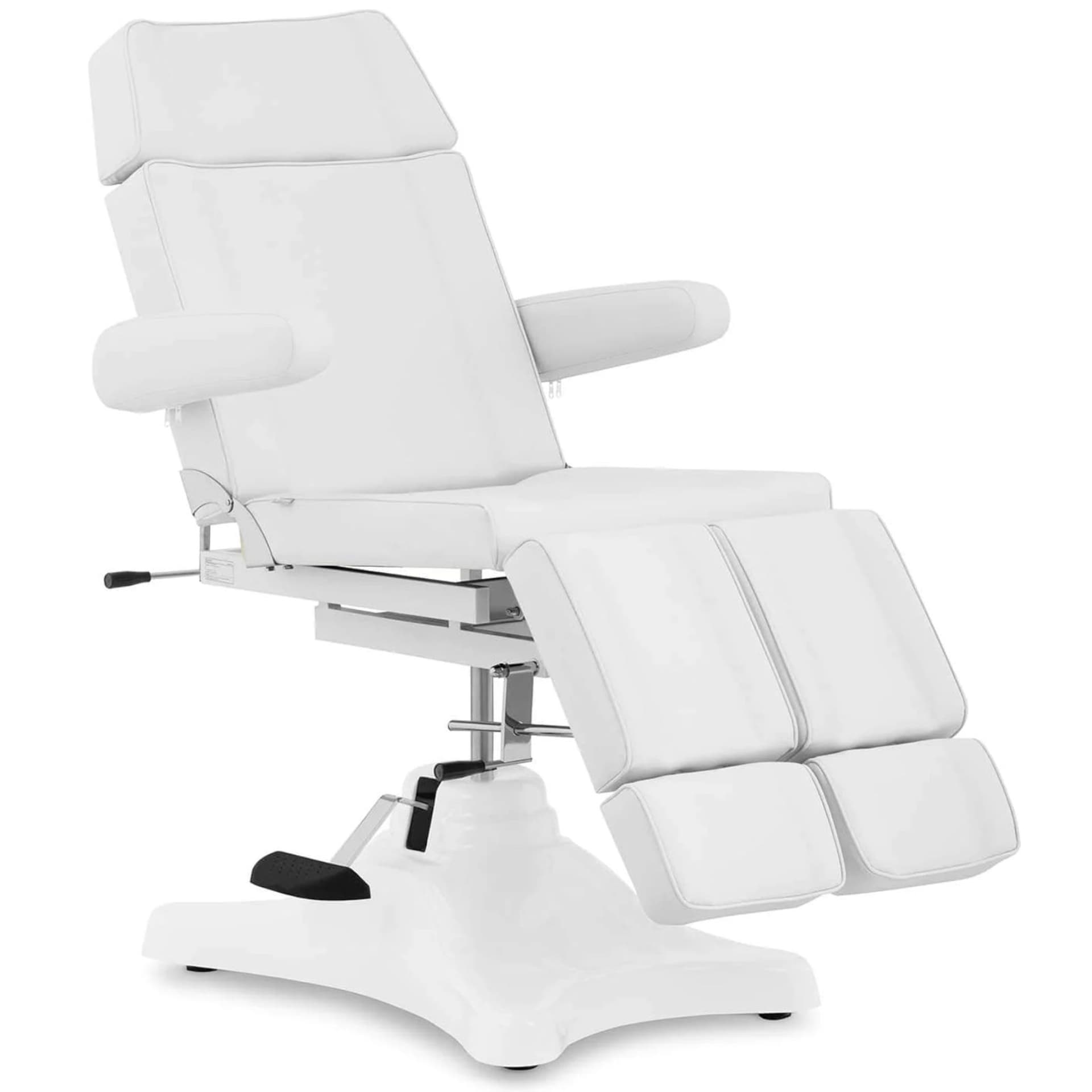 

Fotel kosmetyczny podologiczny do tatuażu pedicure spa FLORENCE - biały