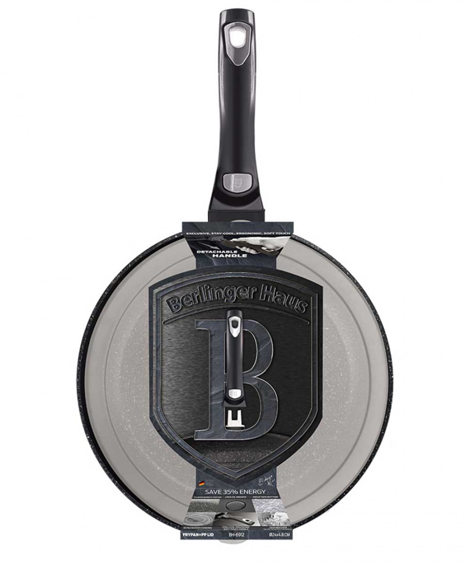 

PATELNIA GRANITOWA 24cm BERLINGER HAUS BH-6912 CARBON PRO