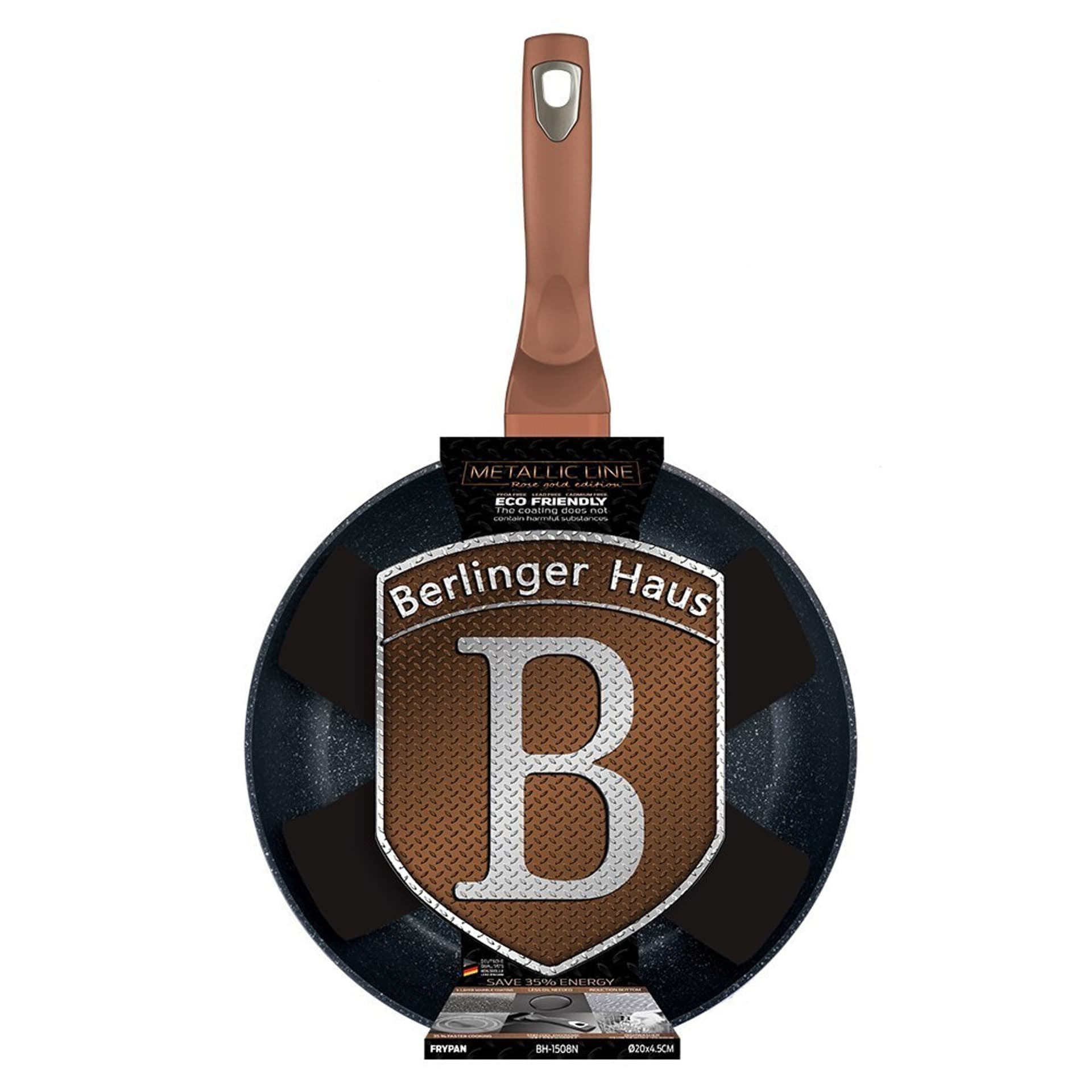 

PATELNIA GRANITOWA 26cm BERLINGER HAUS ROSE GOLD BH-1834