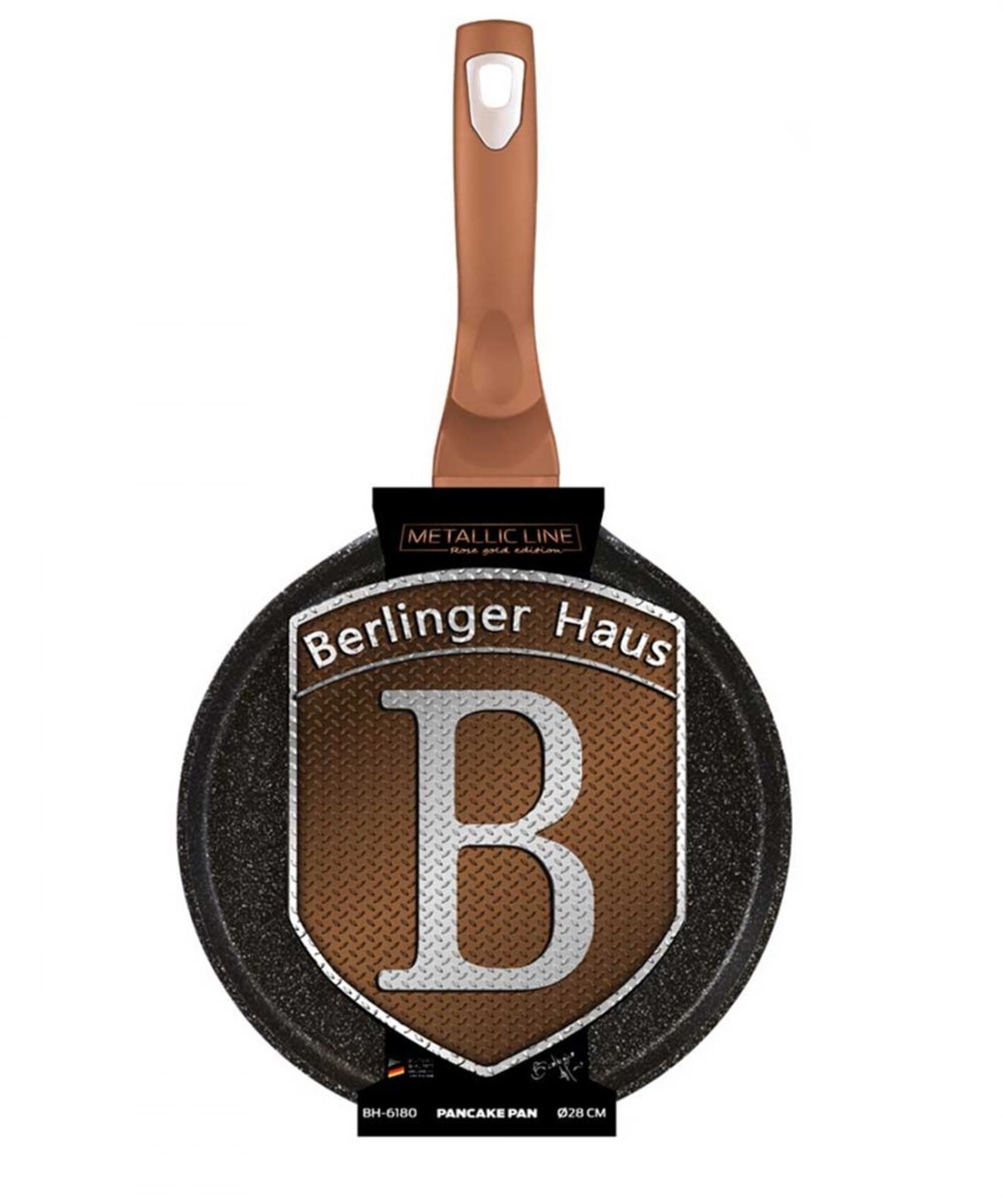 

PATELNIA GRANITOWA DO NALEŚNIKÓW 28cm BERLINGER HAUS BH-6180 ROSE GOLD