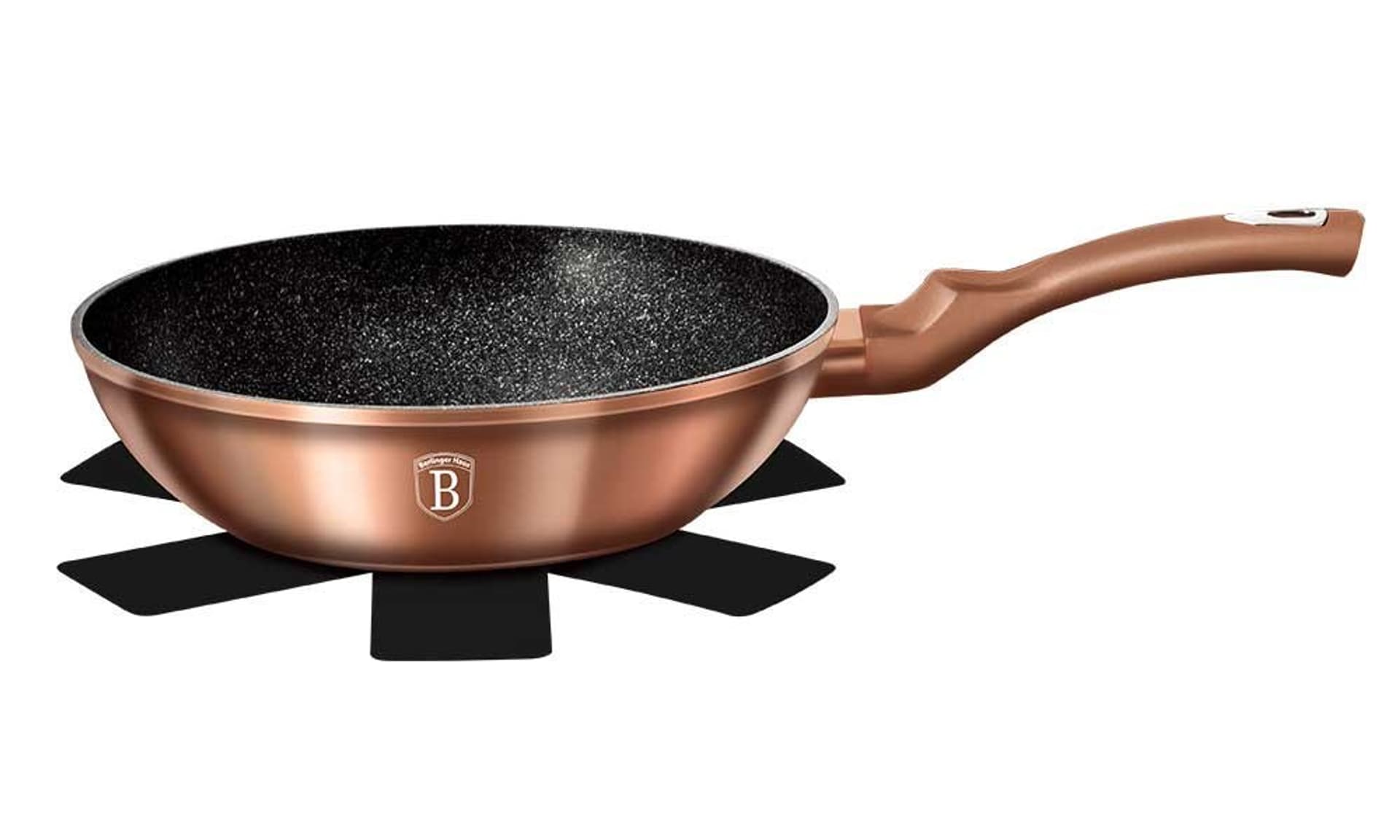 

PATELNIA GRANITOWA WOK 28cm BERLINGER HAUS ROSE GOLD BH-1512