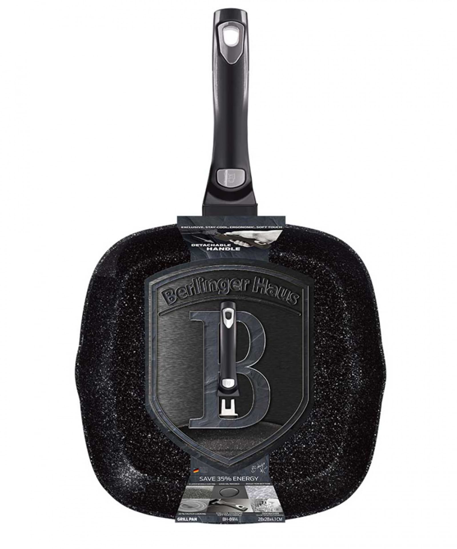 

PATELNIA GRILLOWA BERLINGER HAUS BH-6914 CARBON PRO