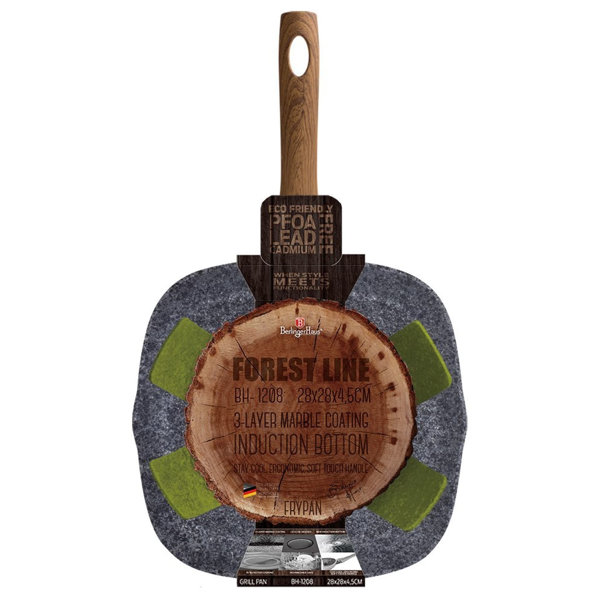 

PATELNIA GRILLOWA GRANITOWA BERLINGER HAUS FOREST LINE BH-1208
