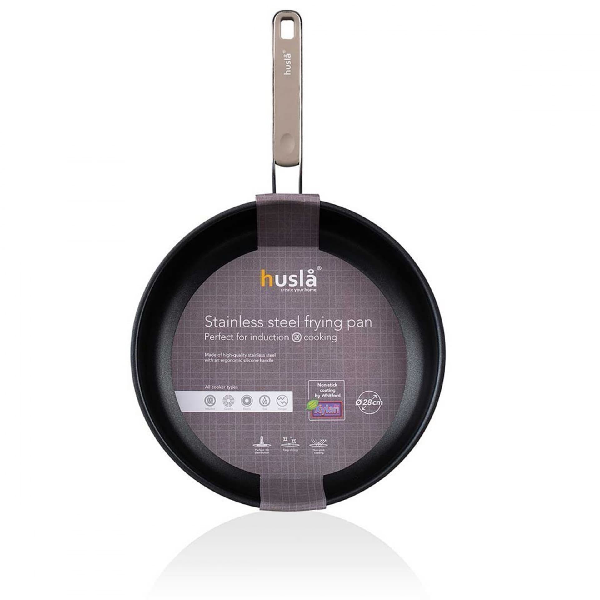 

PATELNIA ZE STALI NIERDZEWNEJ 28cm HUSLA 73962