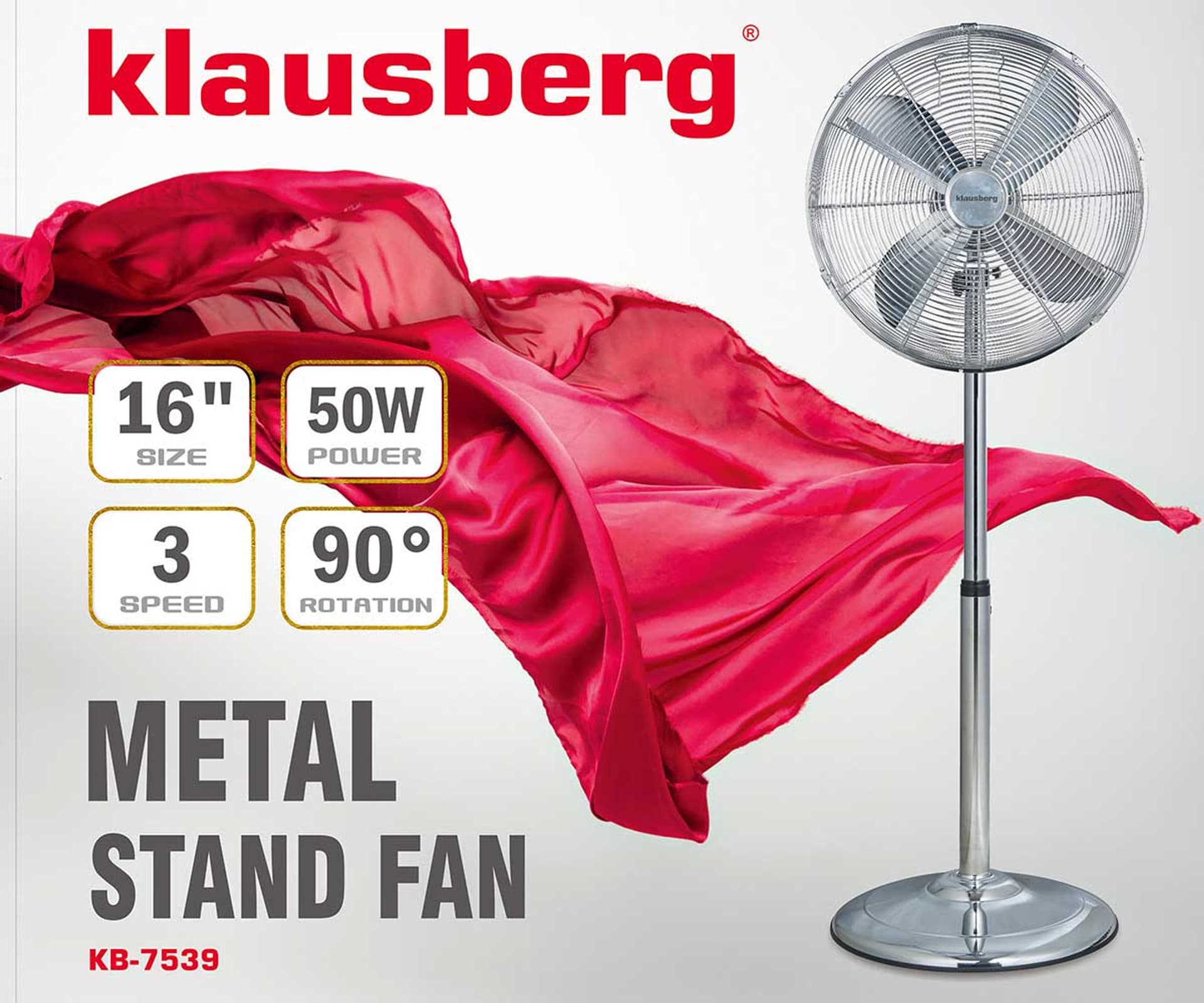 

WENTYLATOR WIATRAK PODŁOGOWY KLAUSBERG KB-7539