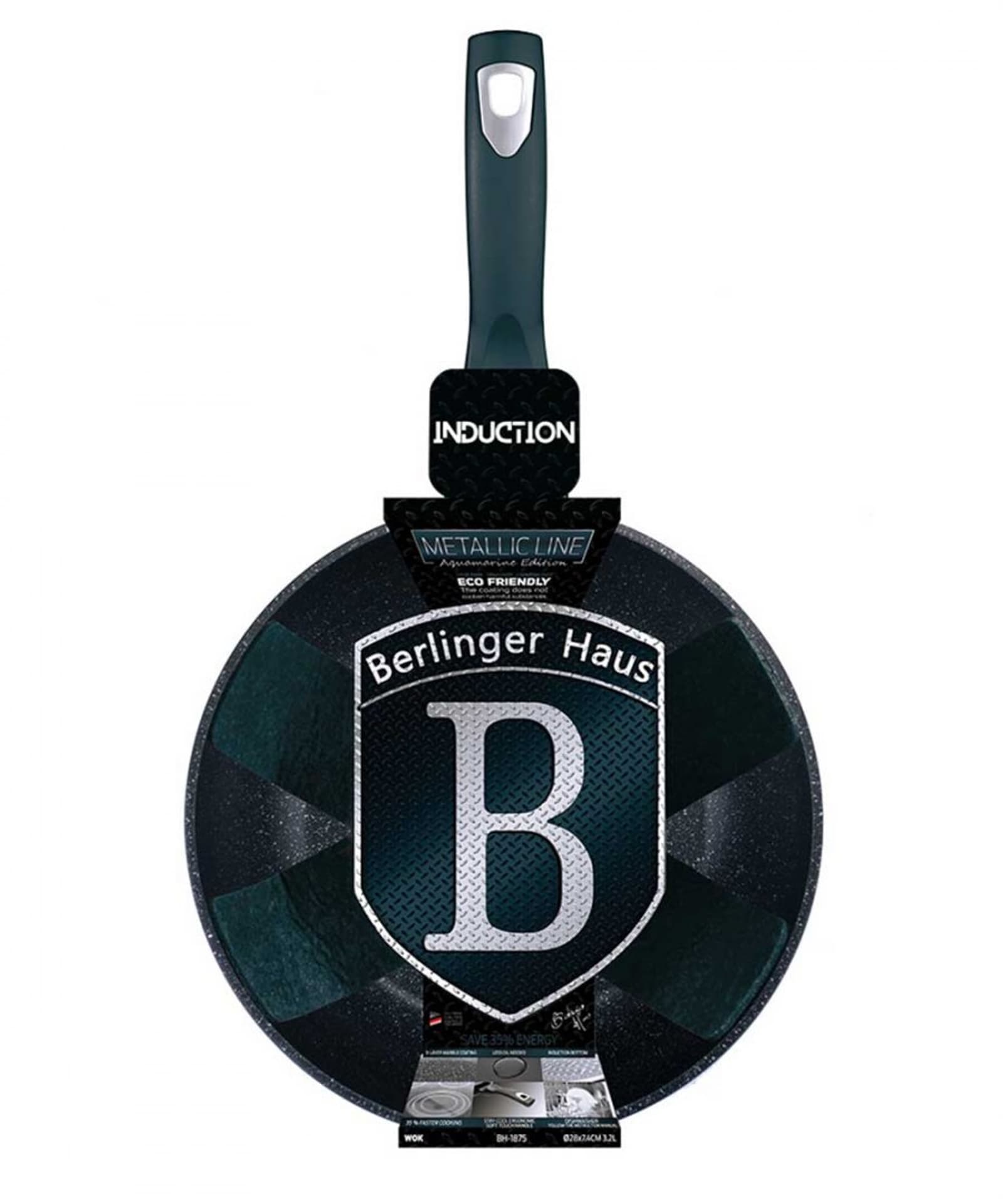 

WOK GRANITOWY 28cm BERLINGER HAUS AQUAMARINE BH-1875