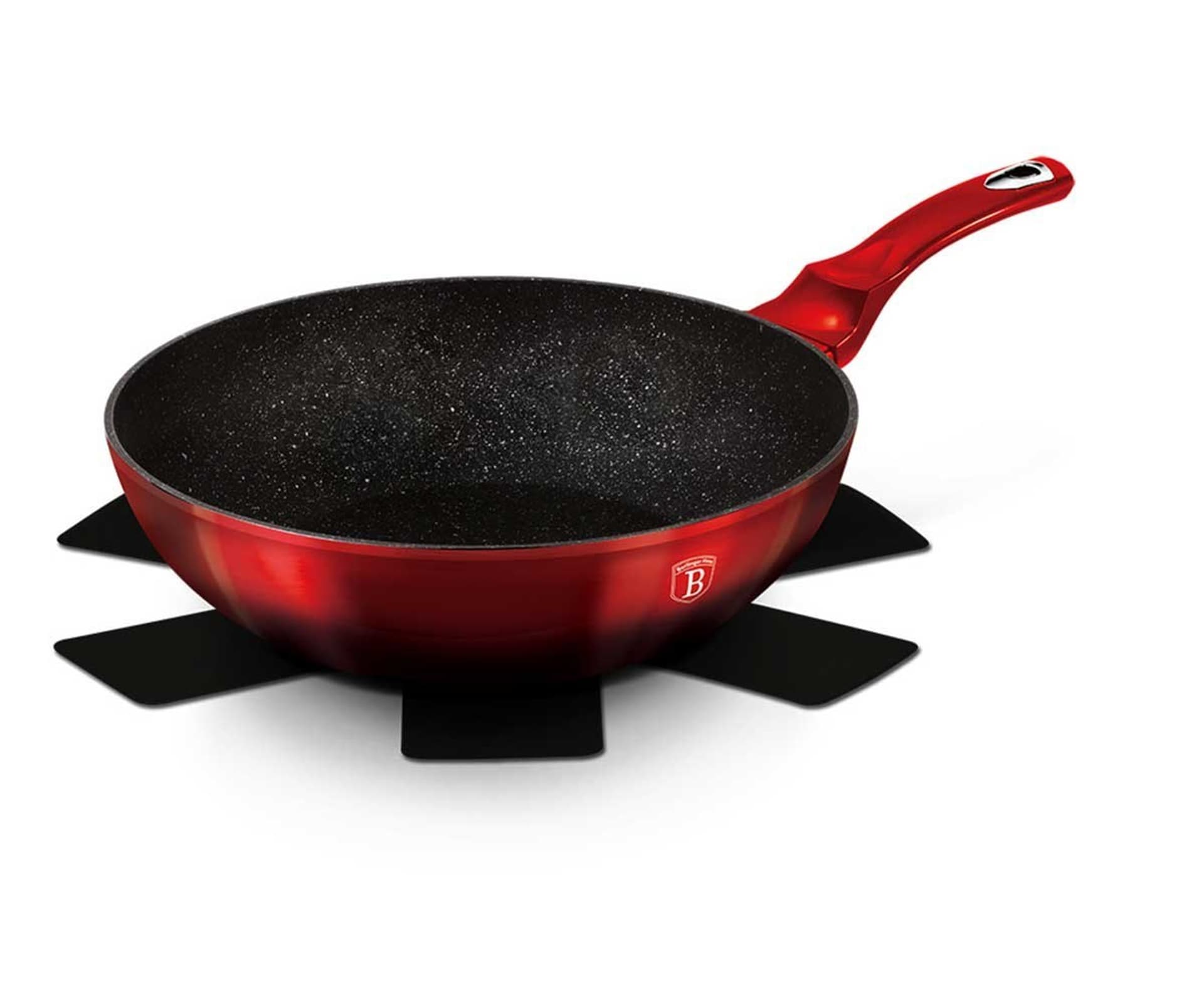 

WOK GRANITOWY 28cm BERLINGER HAUS BURGUNDY BH-1625
