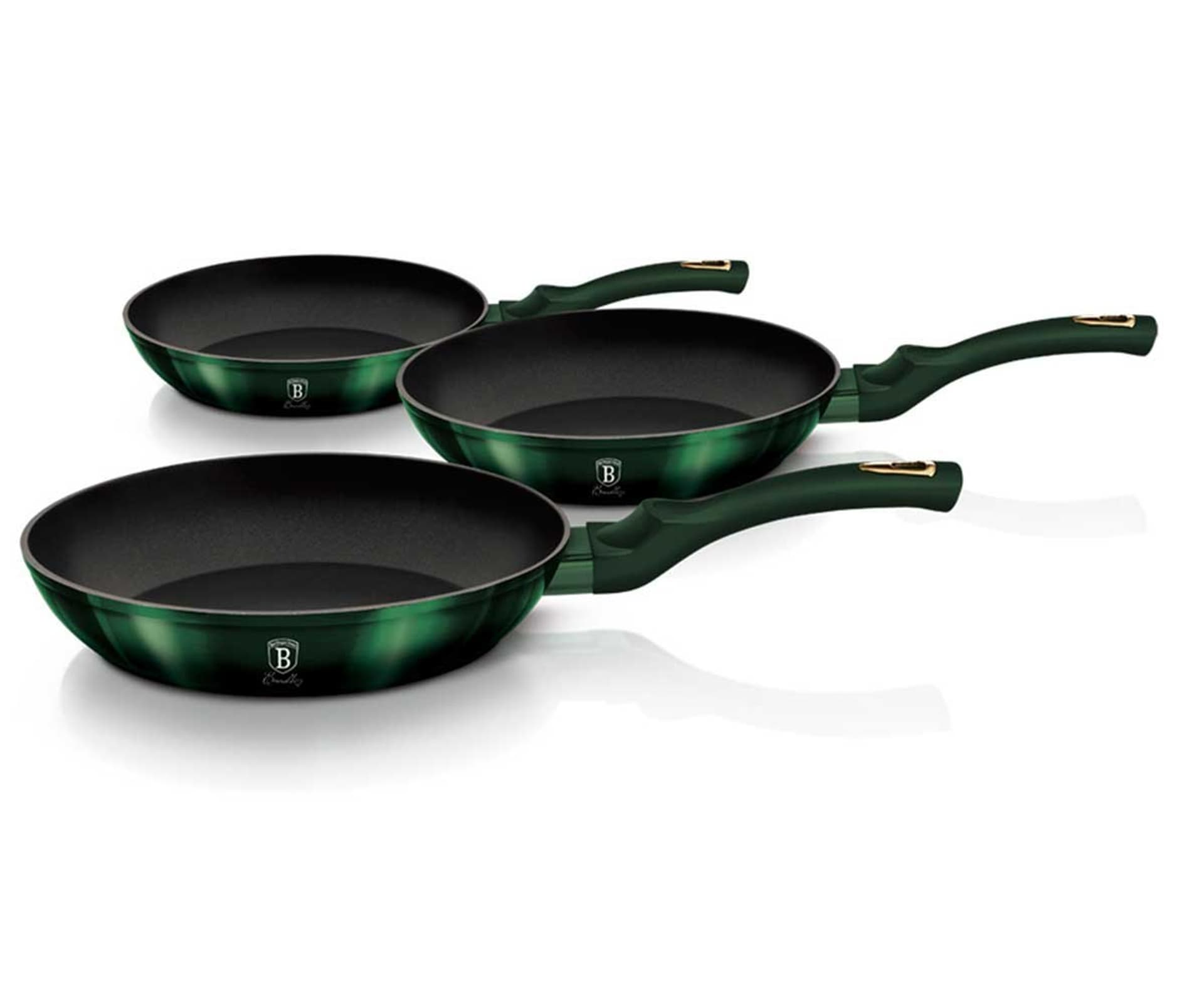 

ZESTAW 3 PATELNI TYTANOWYCH BERLINGERHAUS BH-6168 EMERALD