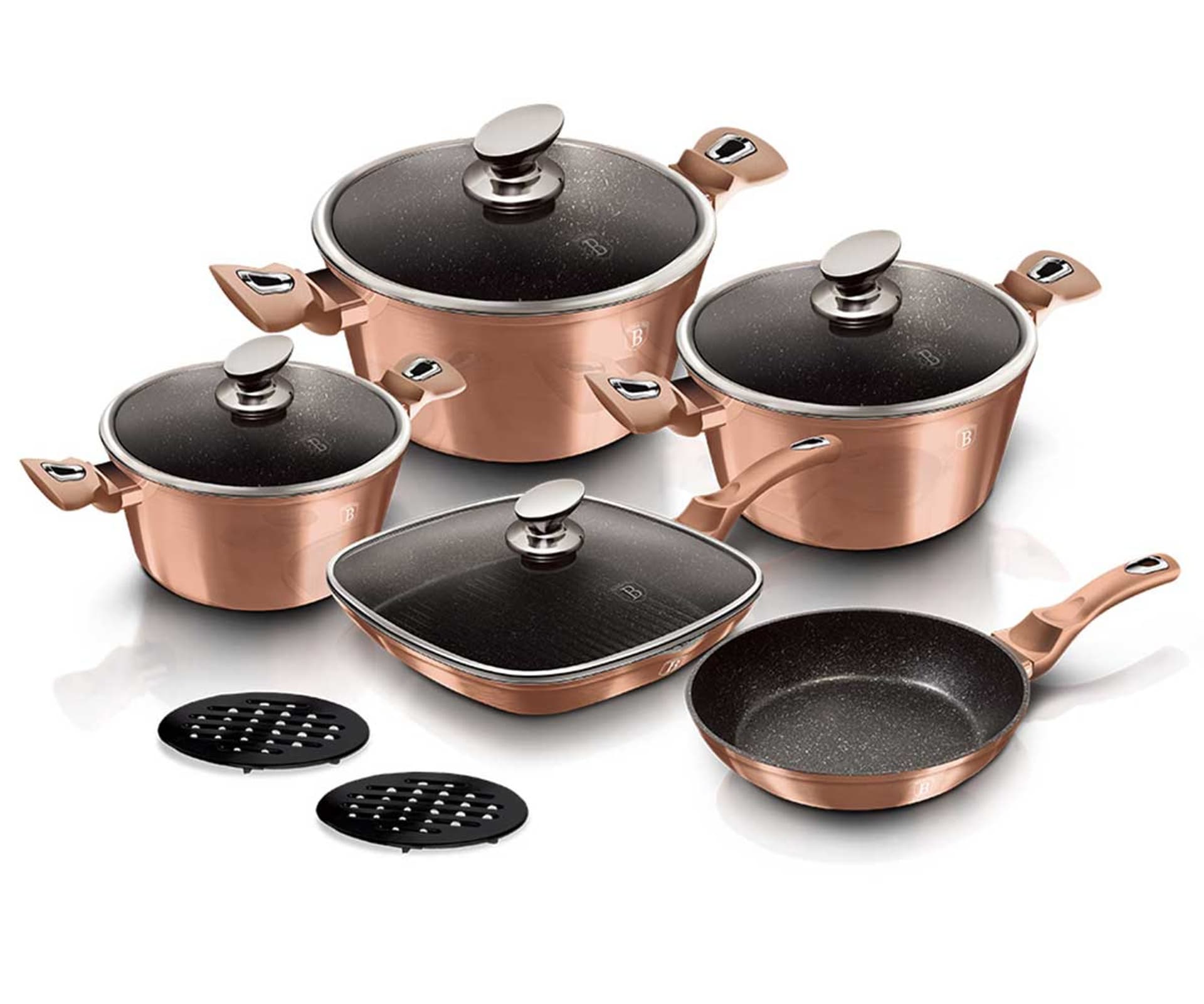 

ZESTAW GARNKÓW GRANITOWYCH BERLINGER HAUS BH-6191 ROSE GOLD