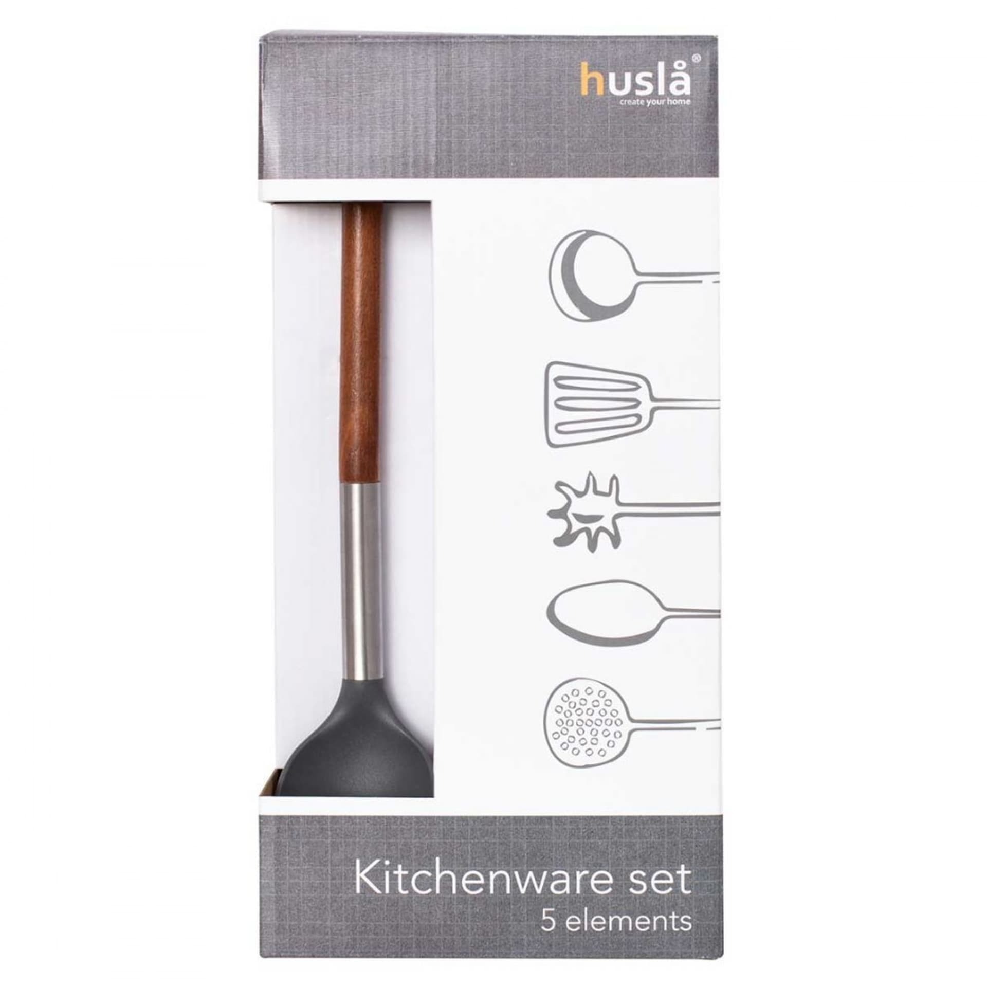 

ZESTAW PRZYBORÓW KUCHENNYCH HUSLA DREWNO AKACJOWE 73953