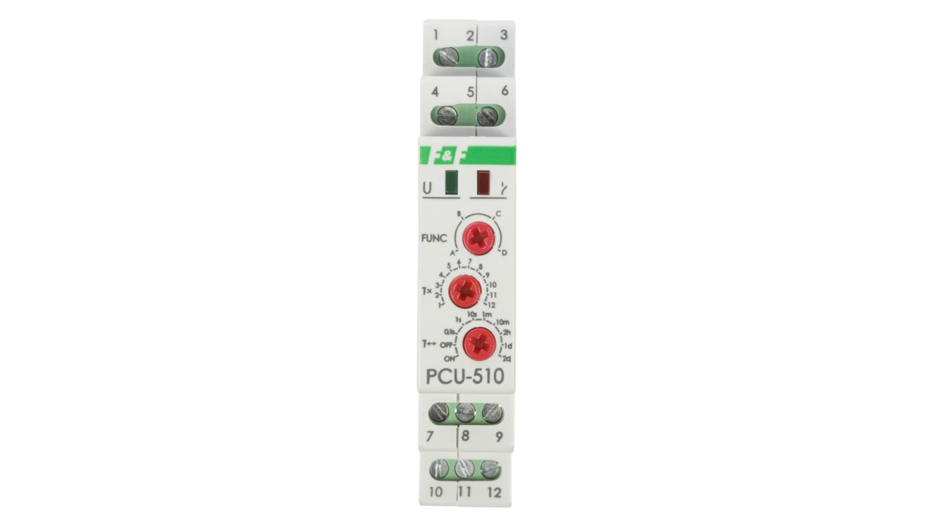 

Przekaźnik czasowy 2P 8A 0,1sek-576h 230V AC, 24V AC/DC wielofunkcyjny PCU-510DUO