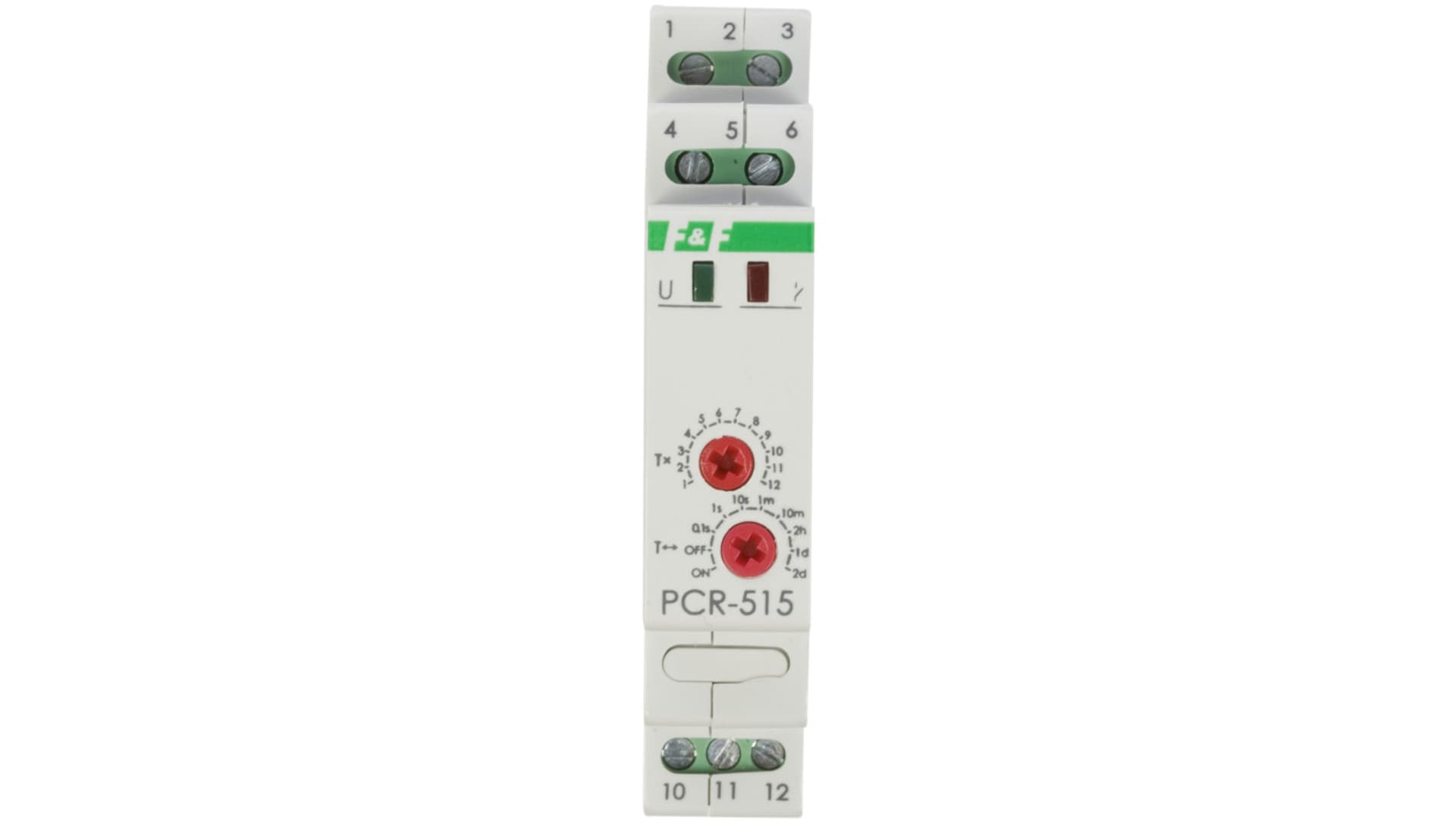 

Przekaźnik czasowy 1P 10A 0,1sek-576h 230V AC, 24V AC/DC opóźnione załączenie PCR-515DUO