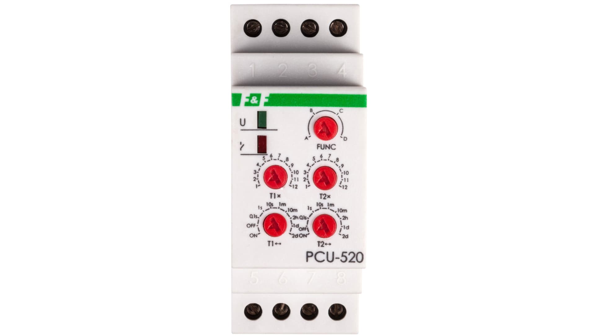 

Przekaźnik czasowy 2P 8A 0,1sek-576h 24V AC/DC wielofunkcyjny PCU-520-24V