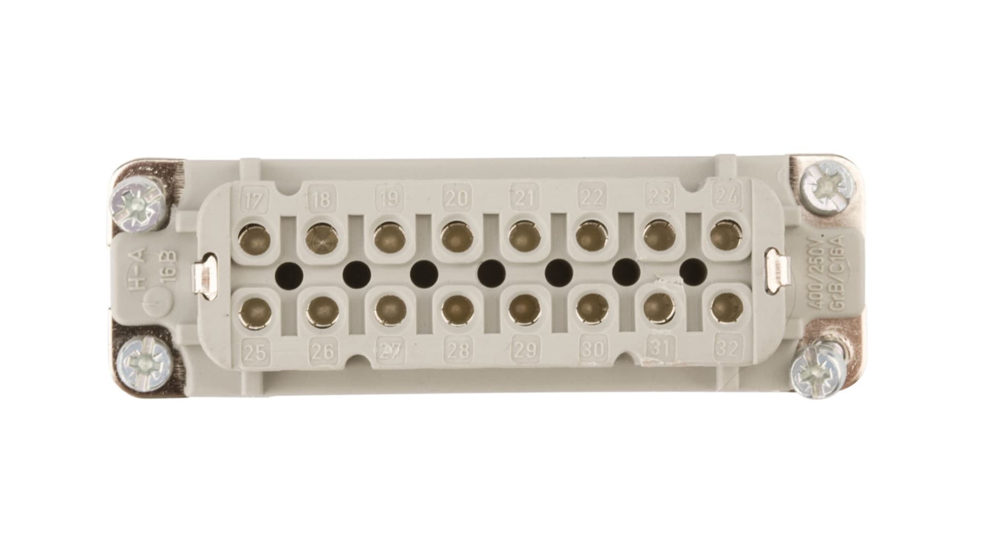 

Wkład złącza 16P+PE żeński 16A 250V EPIC H-A 16 BS 17-32 DR PH1 10541000