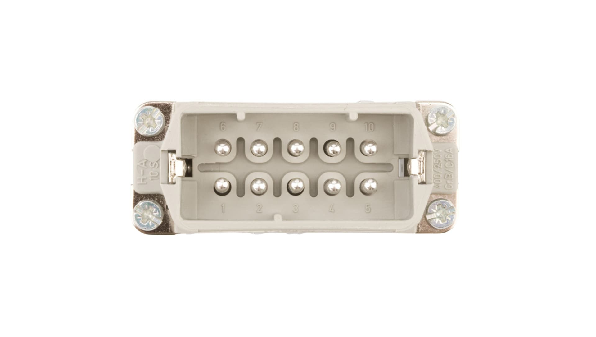 

Wkład złącza 10P+PE męski 16A 250V EPIC H-A 10 SS 10440100