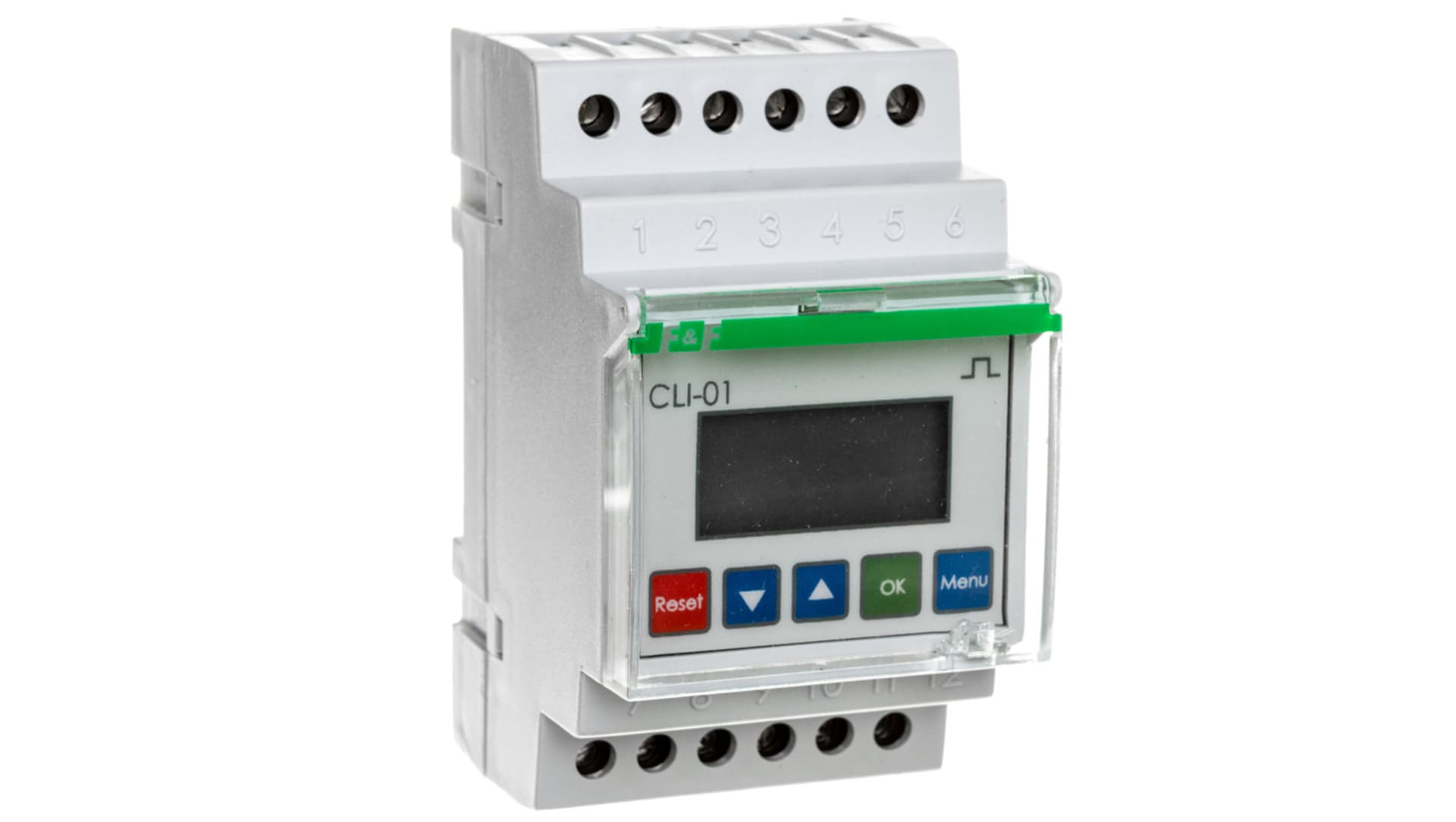 

Licznik impulsów programowalny 24-264V AC/DC 1P 8A 8 cyfr modułowy CLI-01