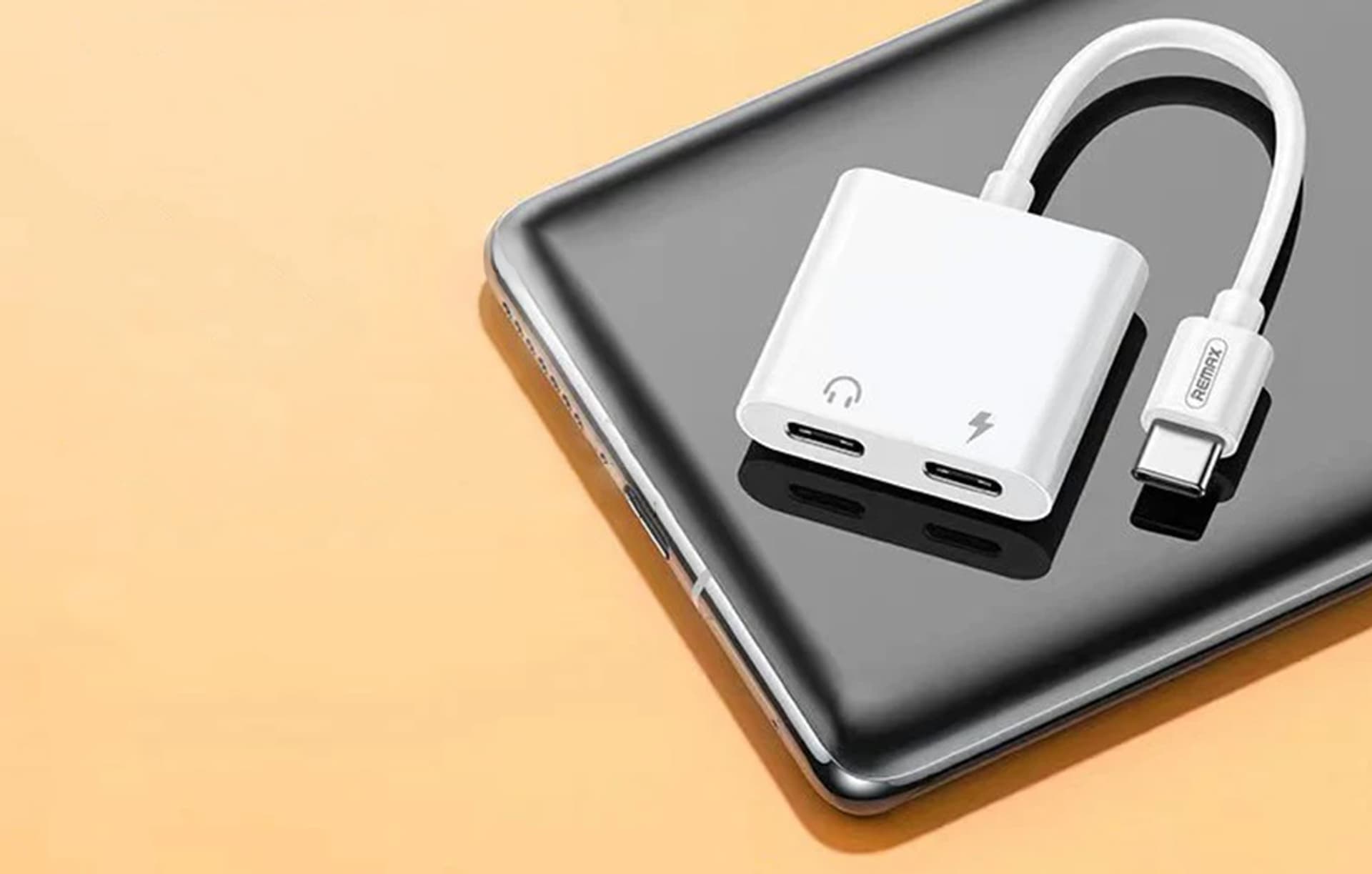 

Adapter audio USB-C Remax REMINE (biały)