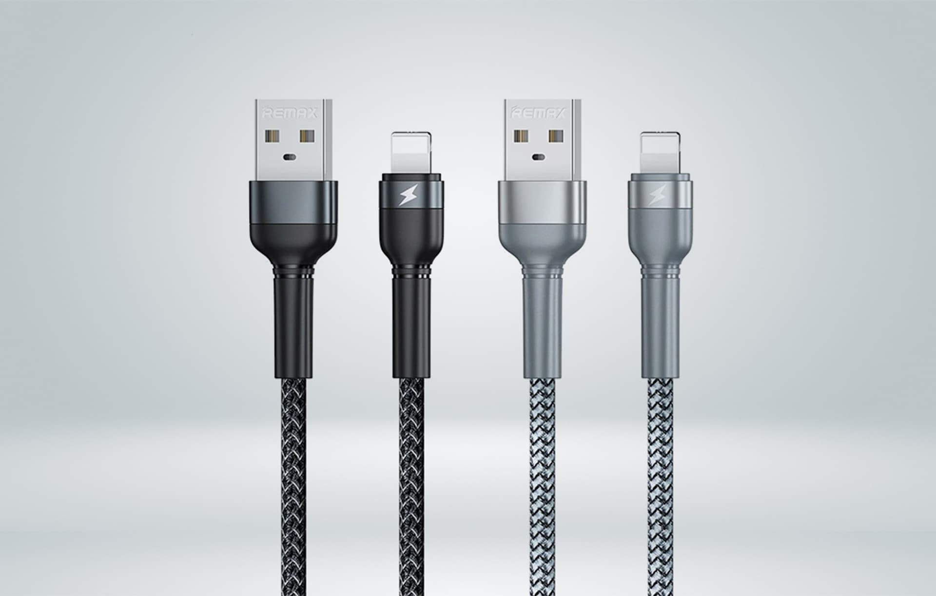 

Kabel USB Lightning Remax Jany Alloy, 1m, 2.4A (czarny)