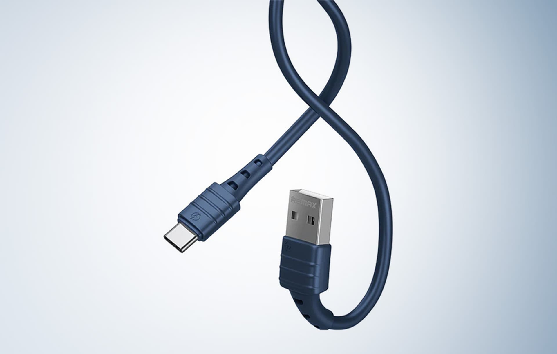 

Kabel USB-C Remax Zeron, 1m, 2.4A (niebieski)