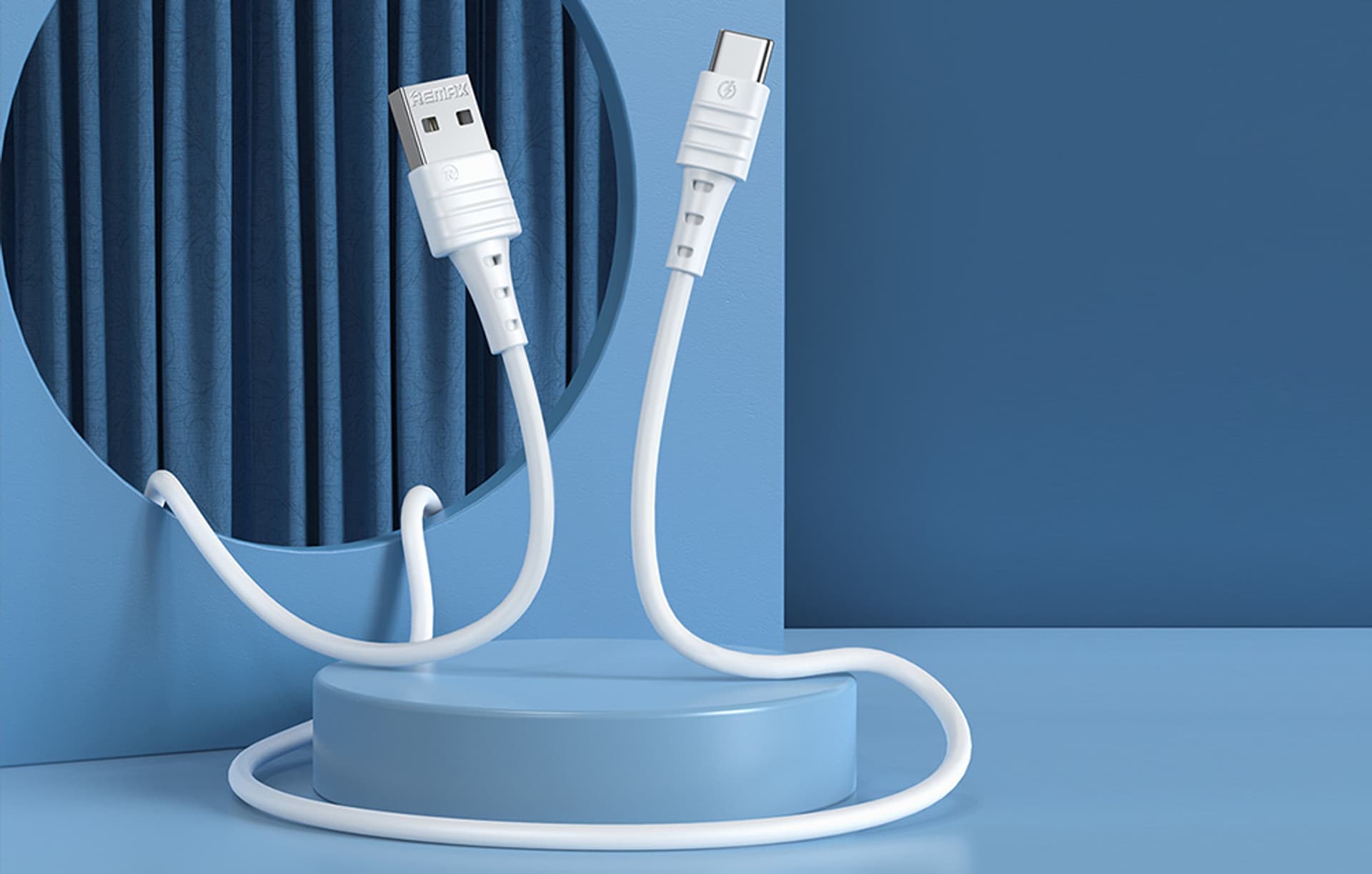 

Kabel USB-C Remax Zeron, 1m, 2.4A (biały)