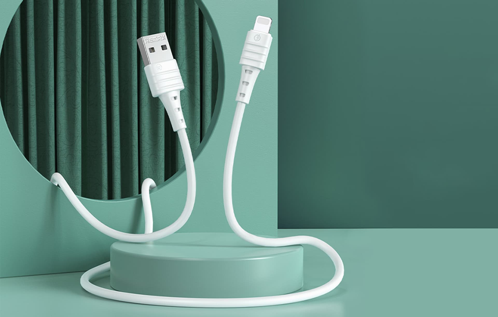 

Kabel USB Lightning Remax Zeron, 1m, 2.4A (biały)