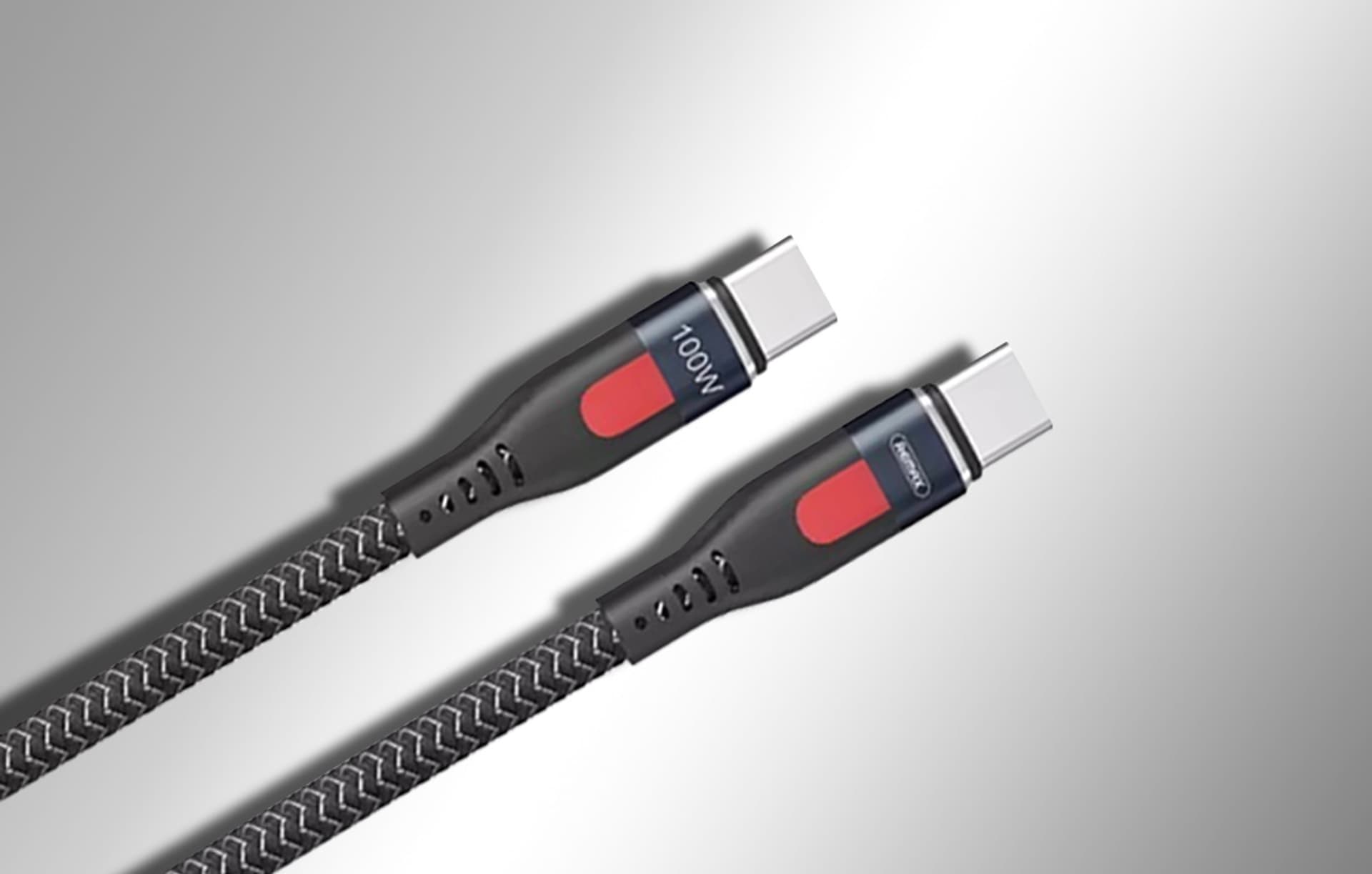 

Kabel USB-C do USB-C Remax Lesu Pro, 1m, 100W (czarny)