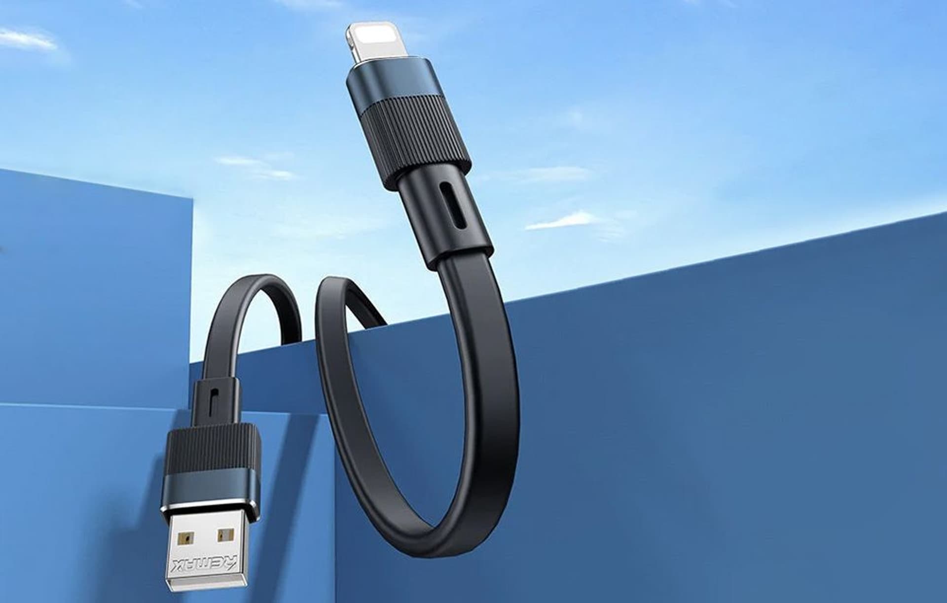 

Kabel USB do lightning Remax Flushing, RC-C001, 1m, (czarny)