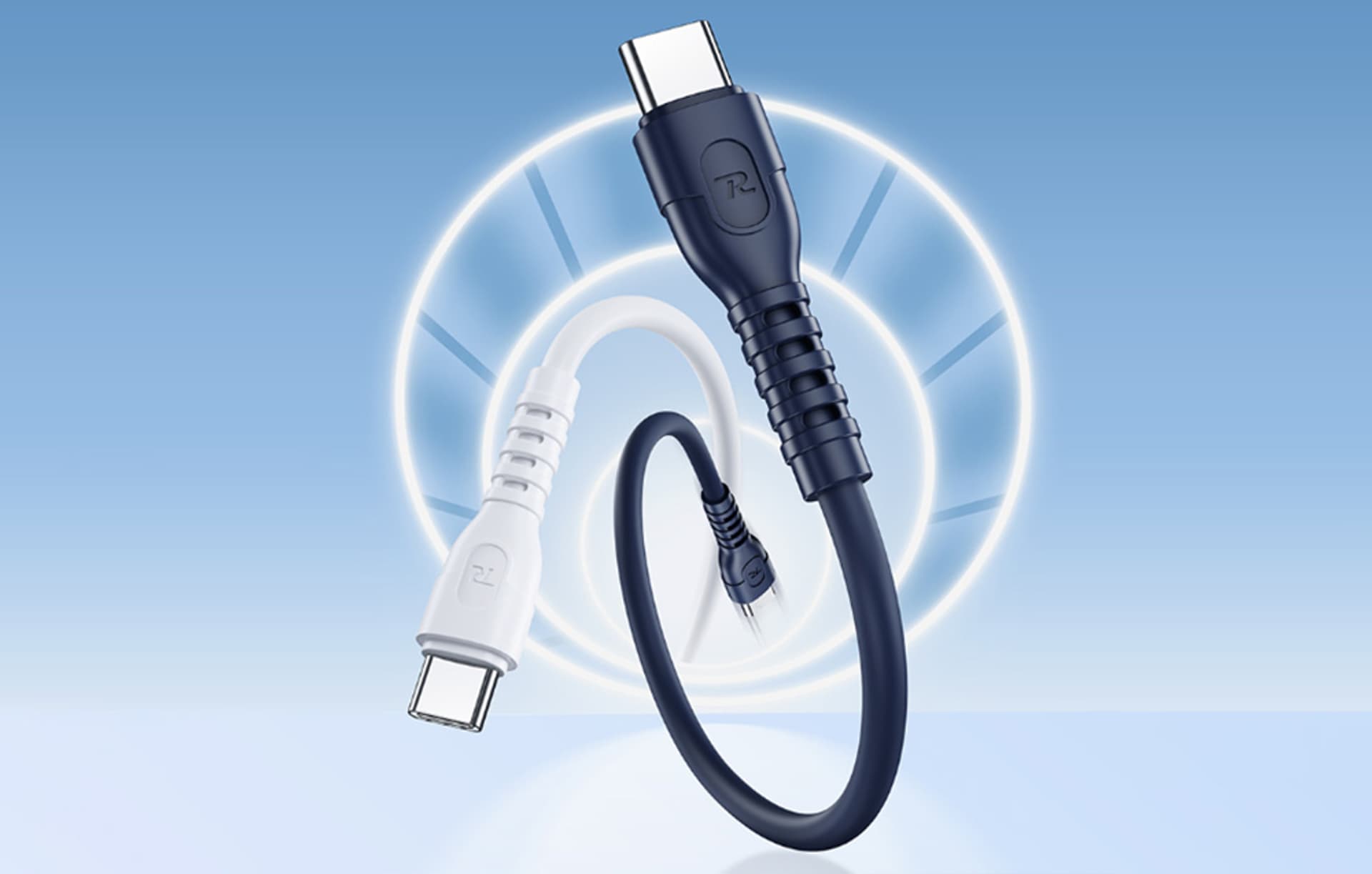 

Kabel USB-C do USB-C Remax Ledy, RC-C022, 65W, (niebieski)
