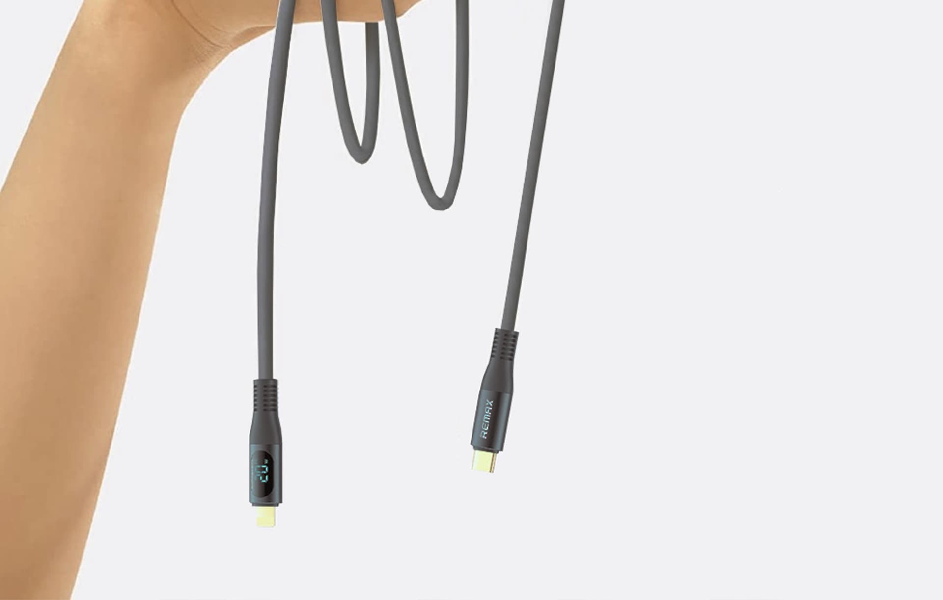 

Kabel USB-C-lightning Remax Zisee, RC-C031, 20W (szary)