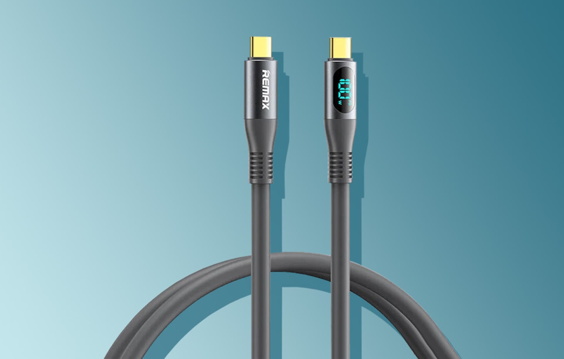 

Kabel USB-C do USB-C Remax Zisee, RC-C032, 1,2m, 100W, (szary)