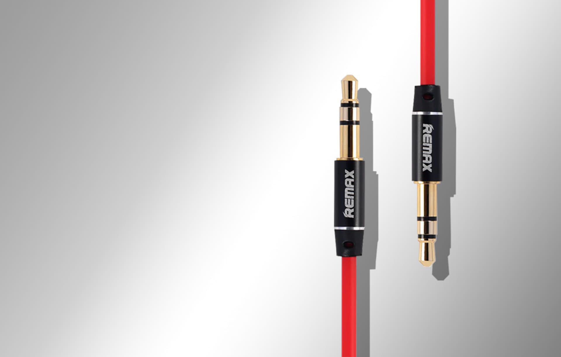 

Kabel mini jack 3,5mm AUX Remax RL-L200, 2m (czerwony)