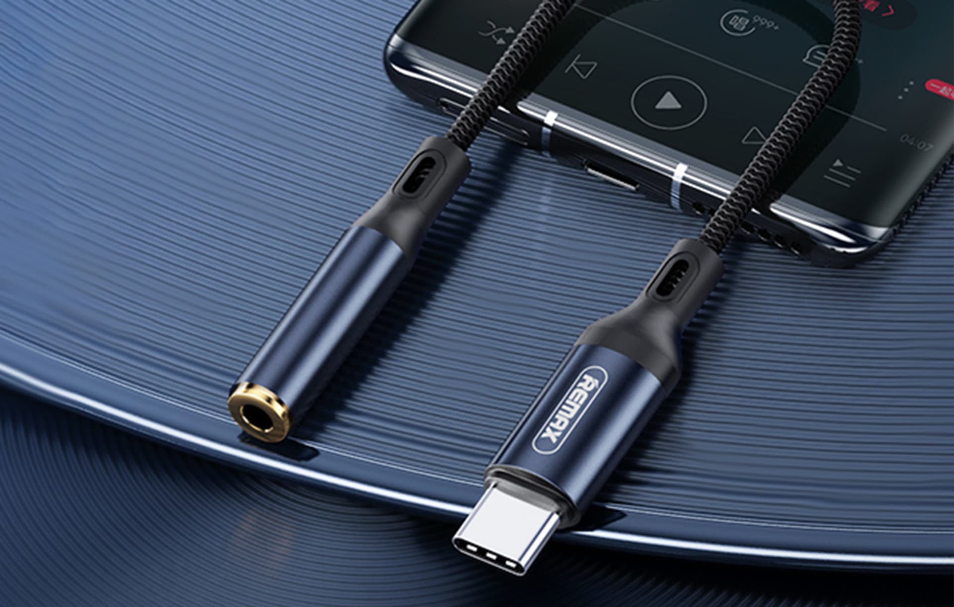 

Rozdzielacz audio AUX 3.5 do USB-CREMAX Sury, RL-LA13a, 15cm
