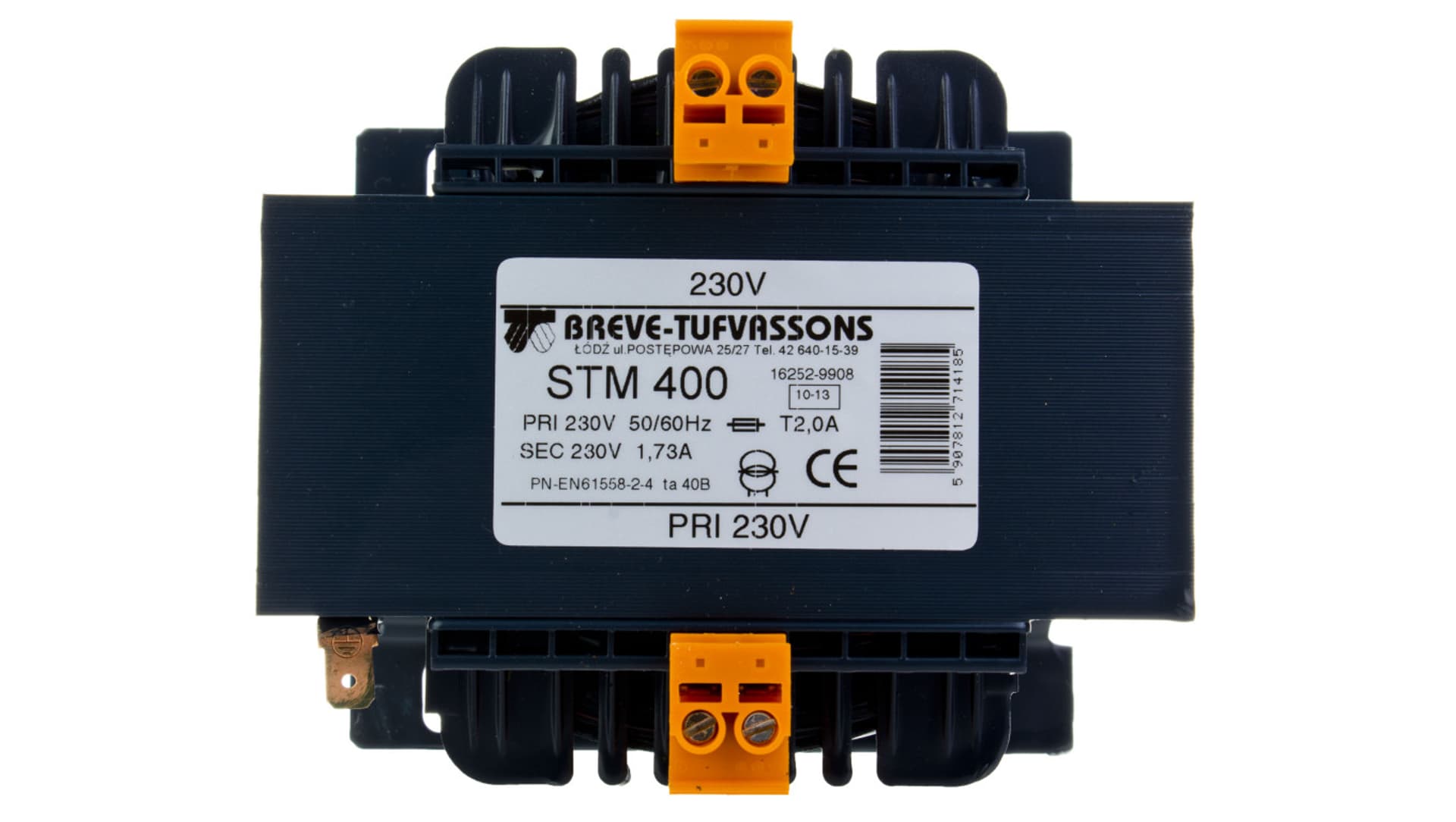 

Transformator 1-fazowy STM 400VA 230/230V 16252-9908